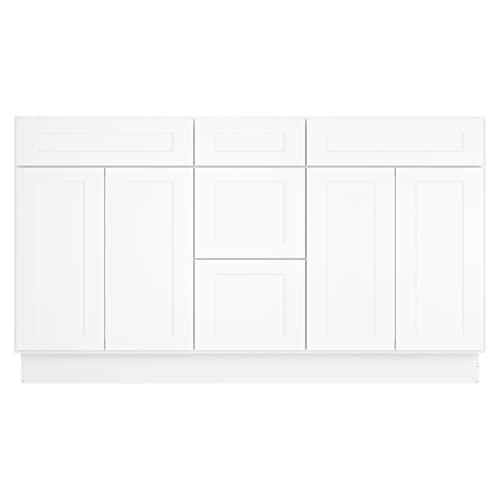 S-VSDB60-SW-US-DF, 21" D60 W34.5 H, Shaker White Buylikepro