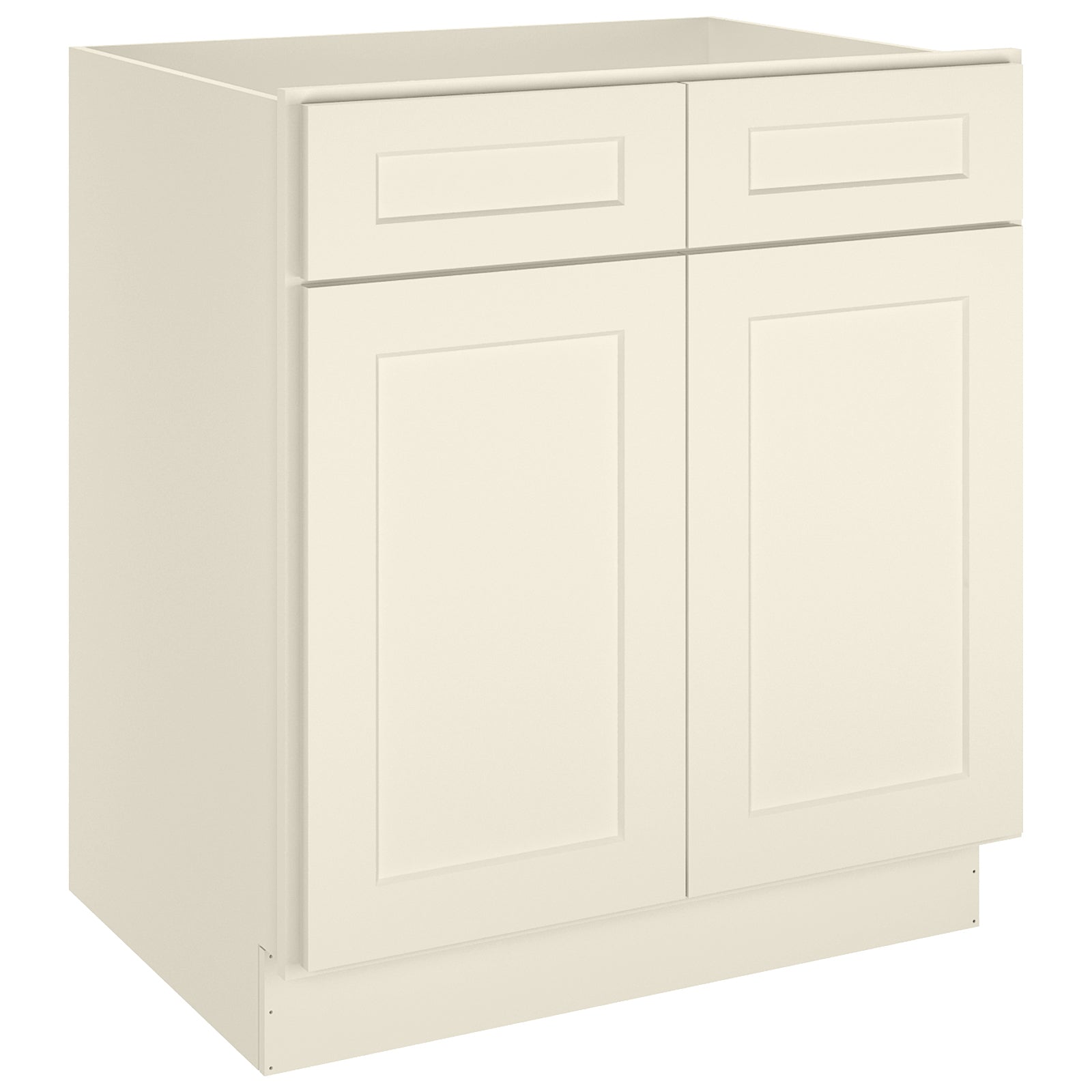 24"D*30"W*34.5"H Birch Solid Wood Sink Base Kitchen Cabinet SB30