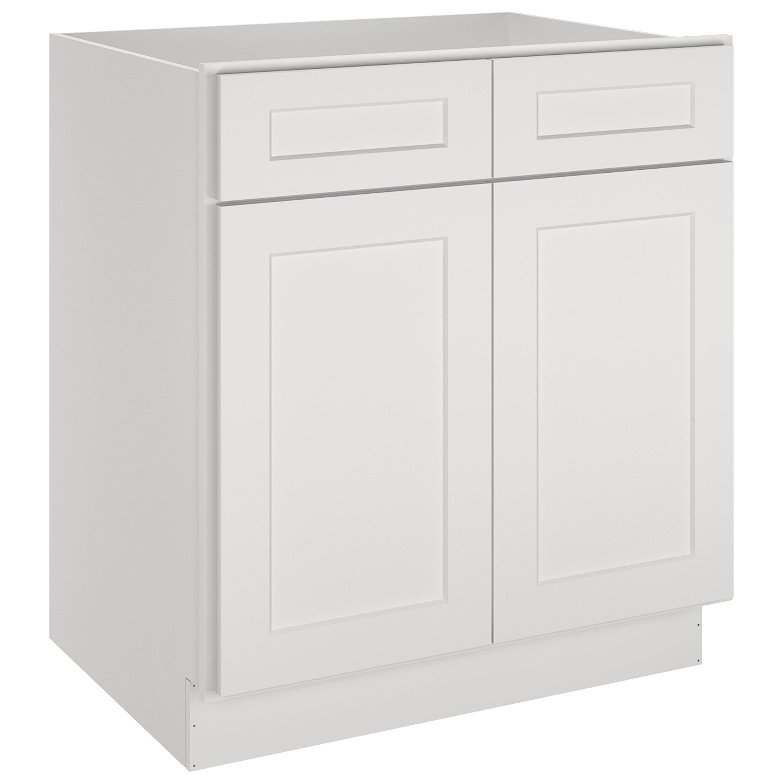 24"D*30"W*34.5"H Birch Solid Wood Sink Base Kitchen Cabinet SB30