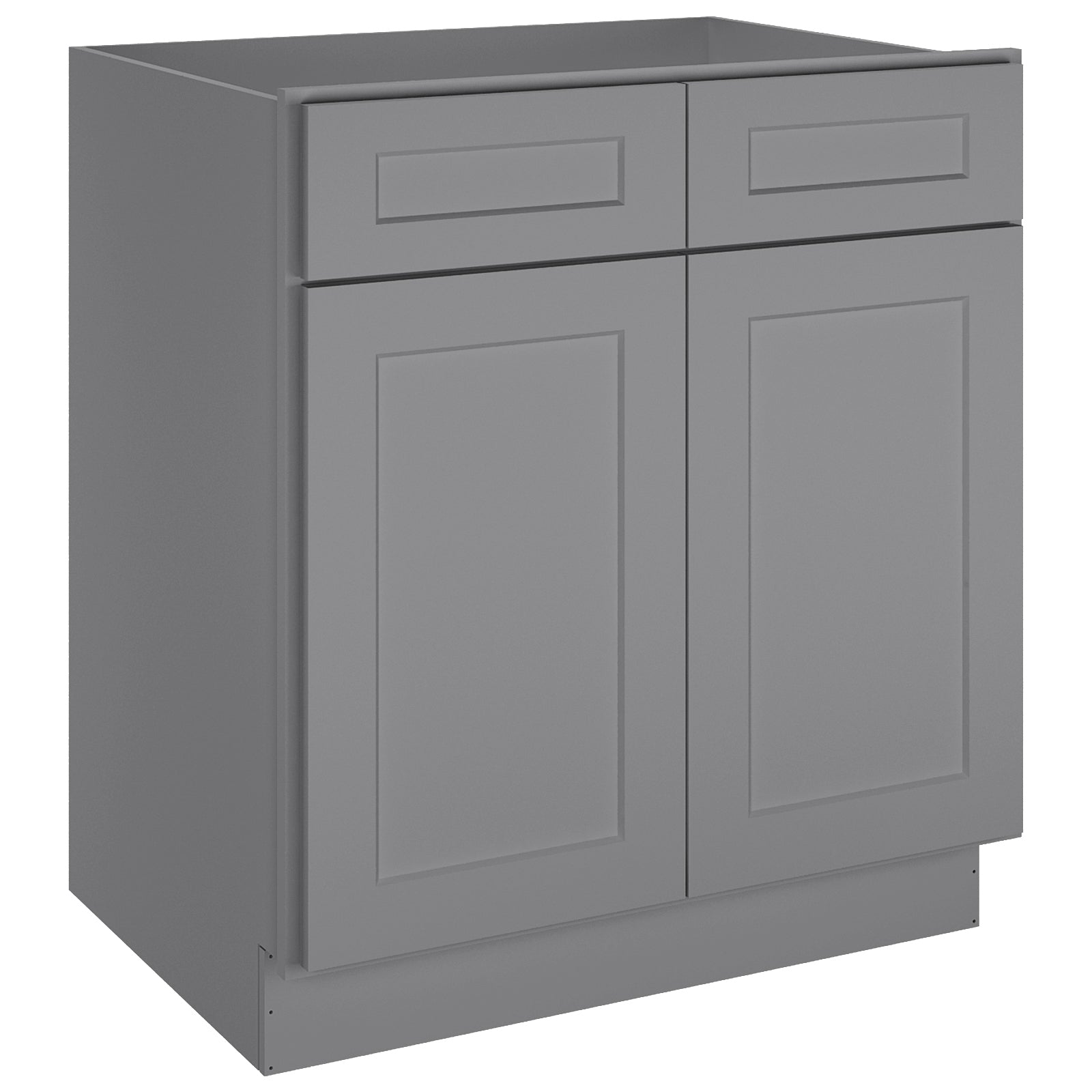 24"D*30"W*34.5"H Birch Solid Wood Sink Base Kitchen Cabinet SB30