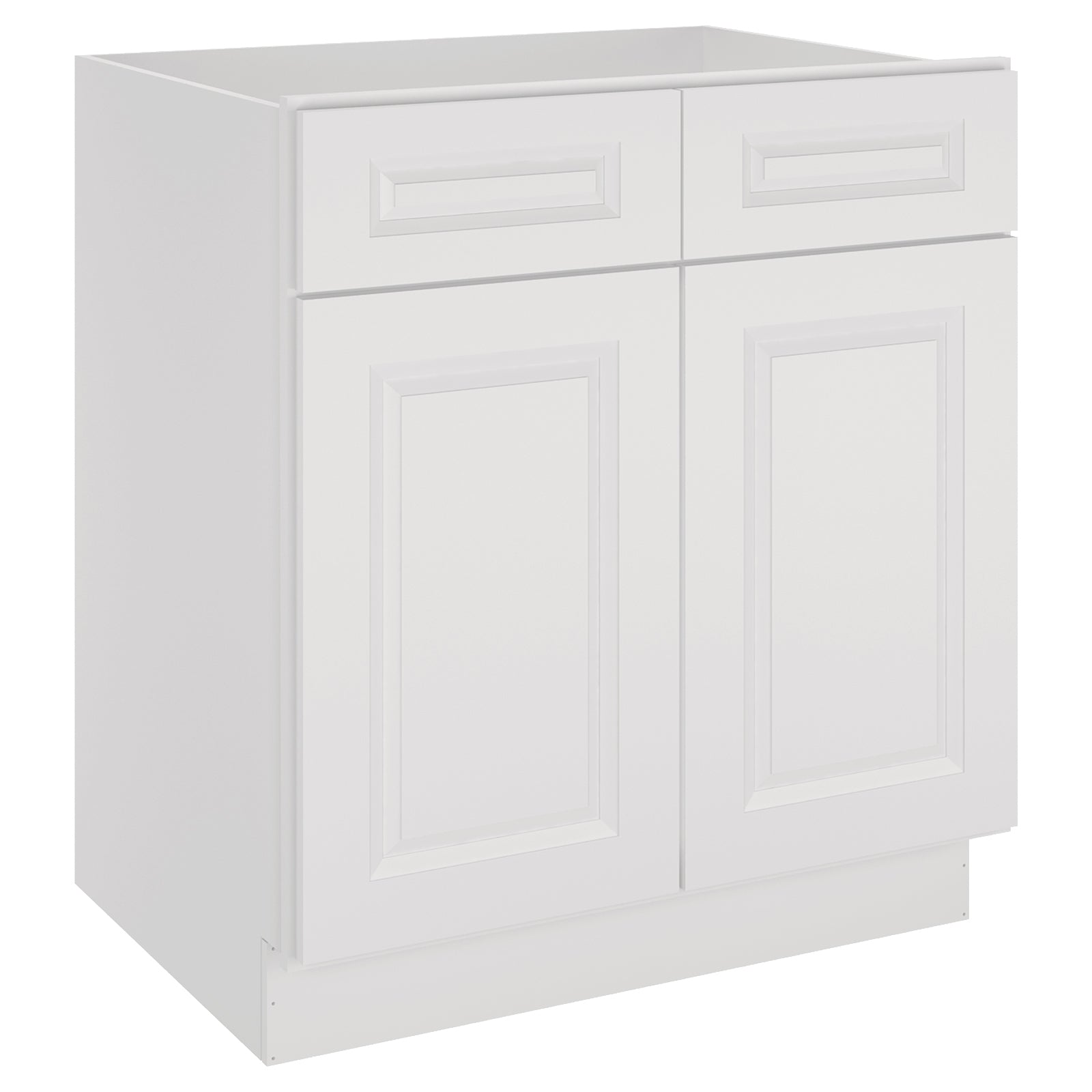 24"D*30"W*34.5"H Birch Solid Wood Sink Base Kitchen Cabinet SB30