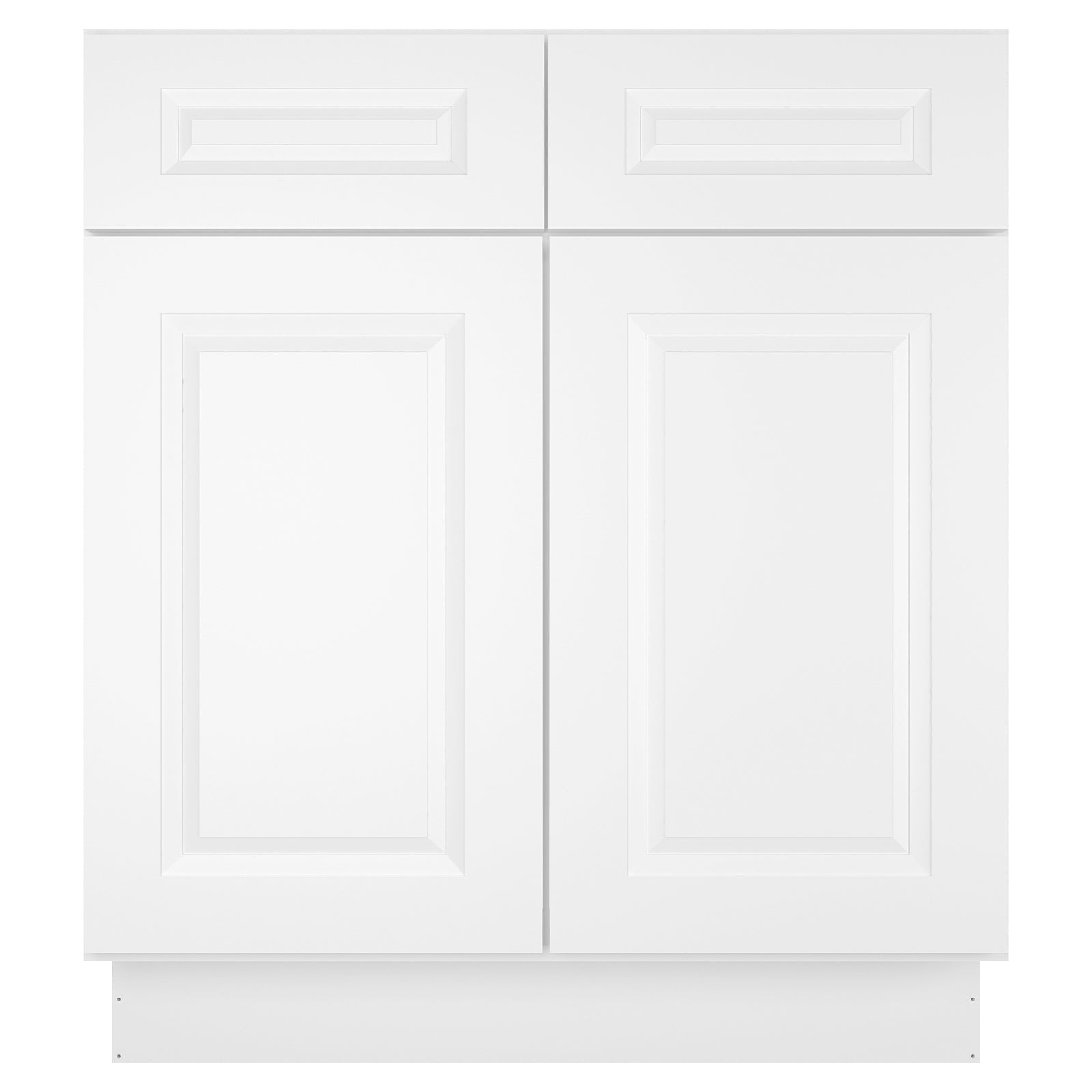 24"D*30"W*34.5"H Birch Solid Wood Sink Base Kitchen Cabinet SB30