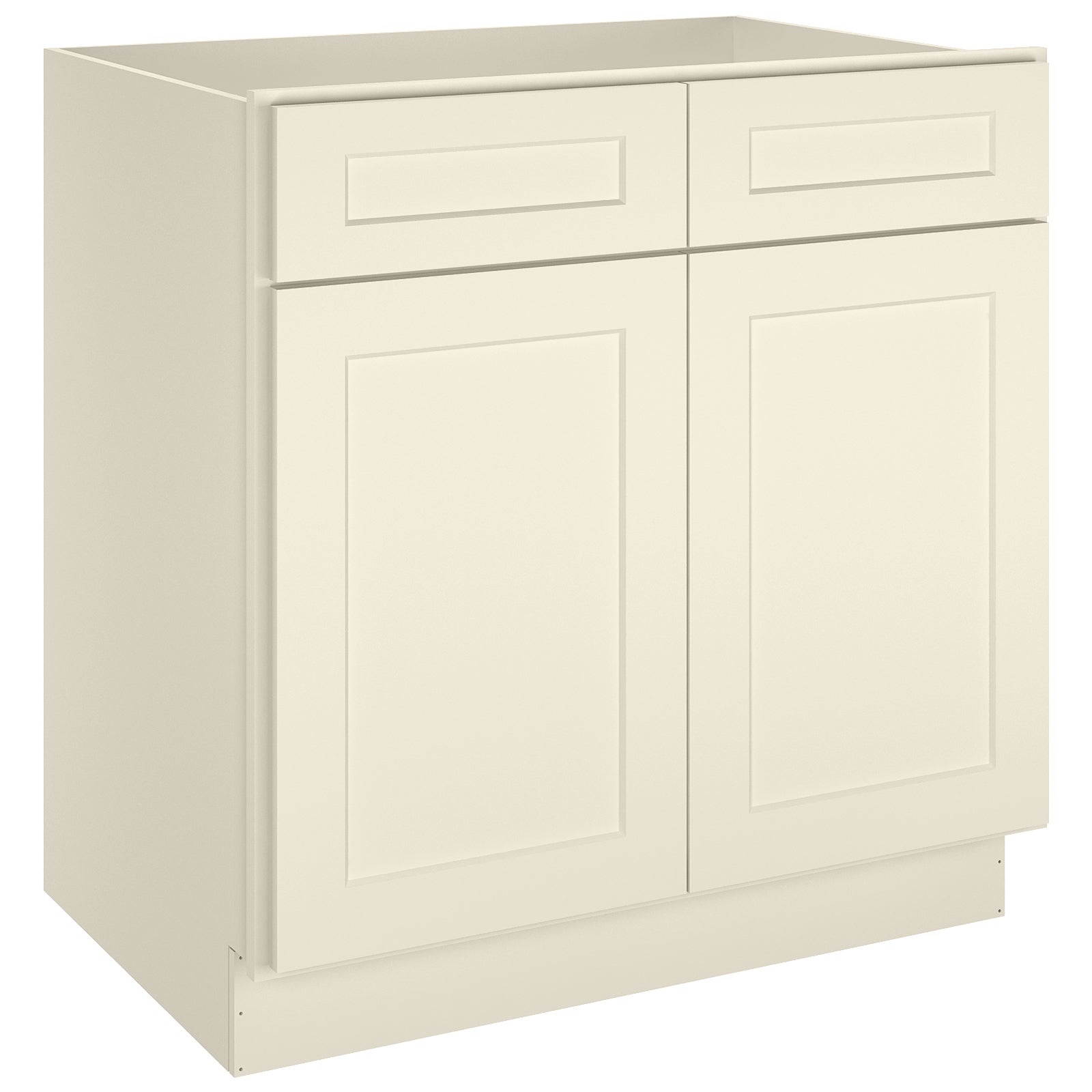 24"D*33"W*34.5"H Birch Solid Wood Sink Base Kitchen Cabinet SB33