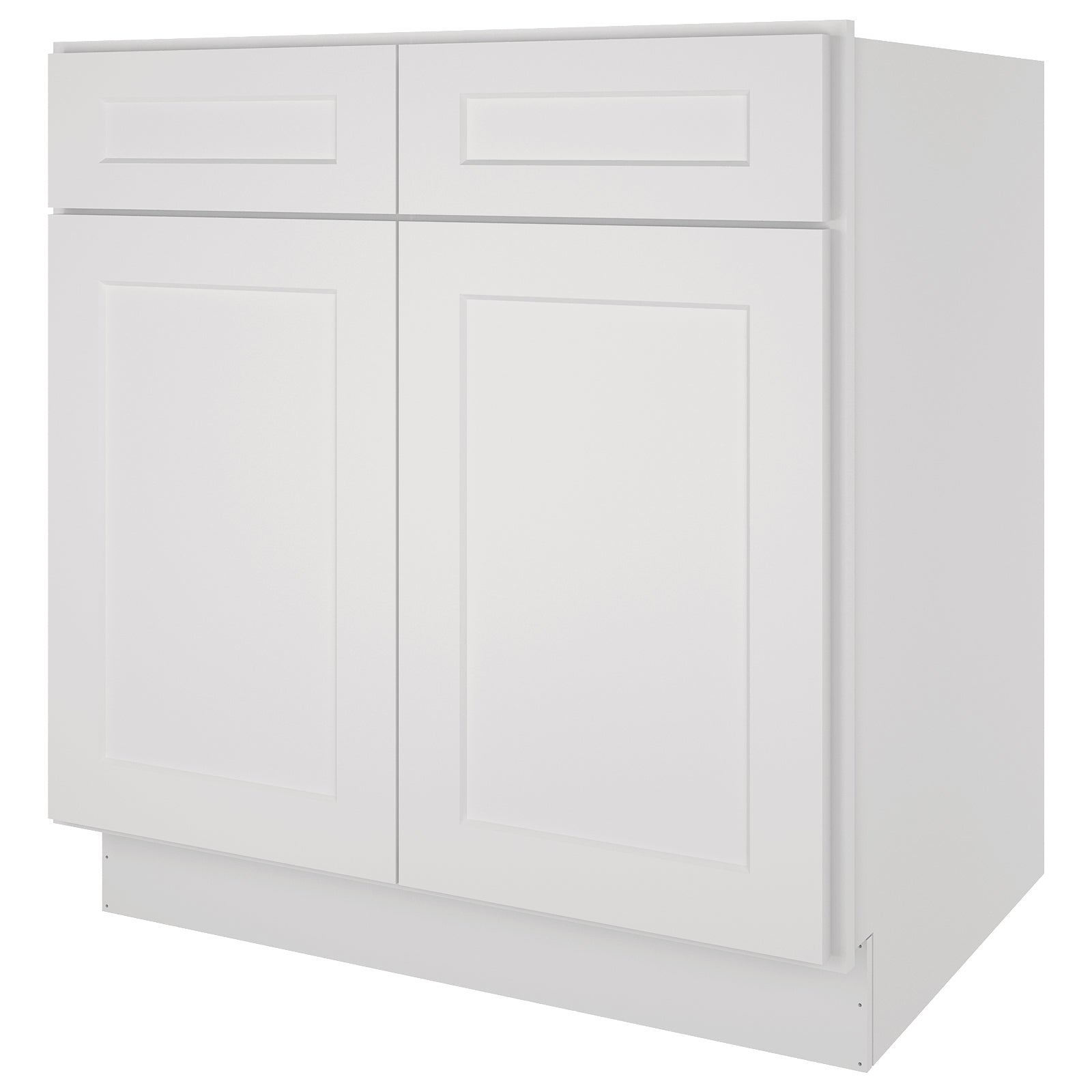 24"D*33"W*34.5"H Birch Solid Wood Sink Base Kitchen Cabinet SB33