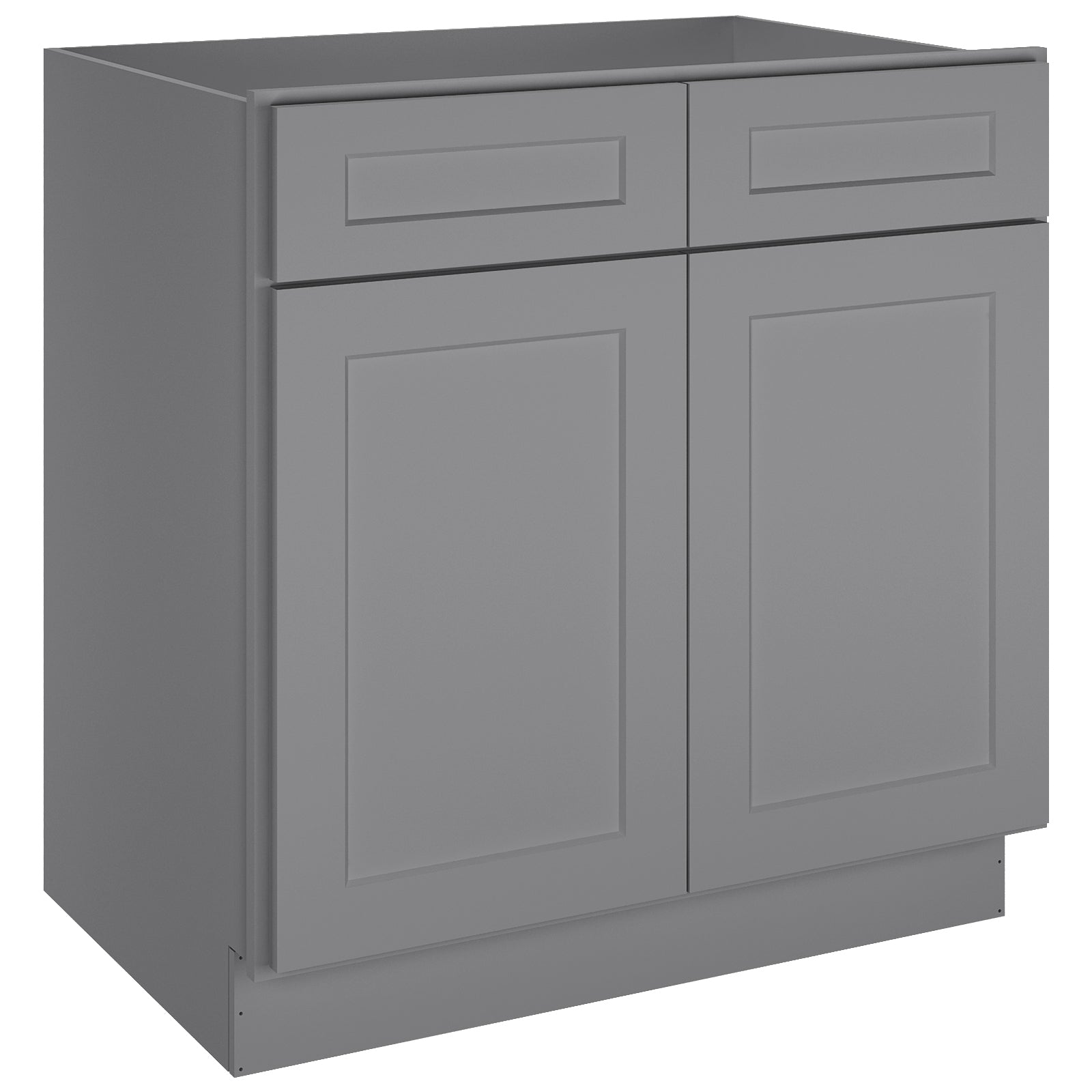 24"D*33"W*34.5"H Birch Solid Wood Sink Base Kitchen Cabinet SB33