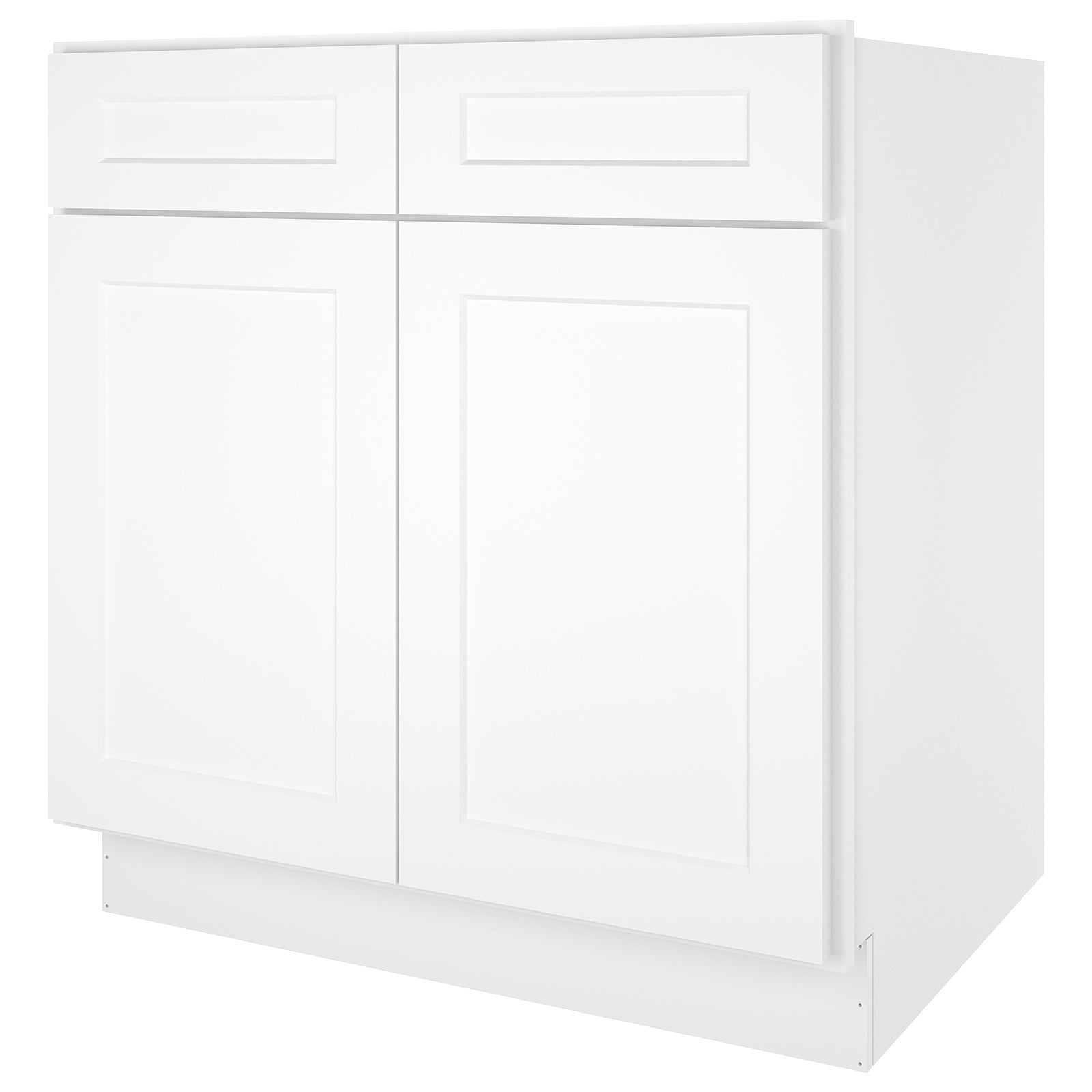 24"D*33"W*34.5"H Birch Solid Wood Sink Base Kitchen Cabinet SB33