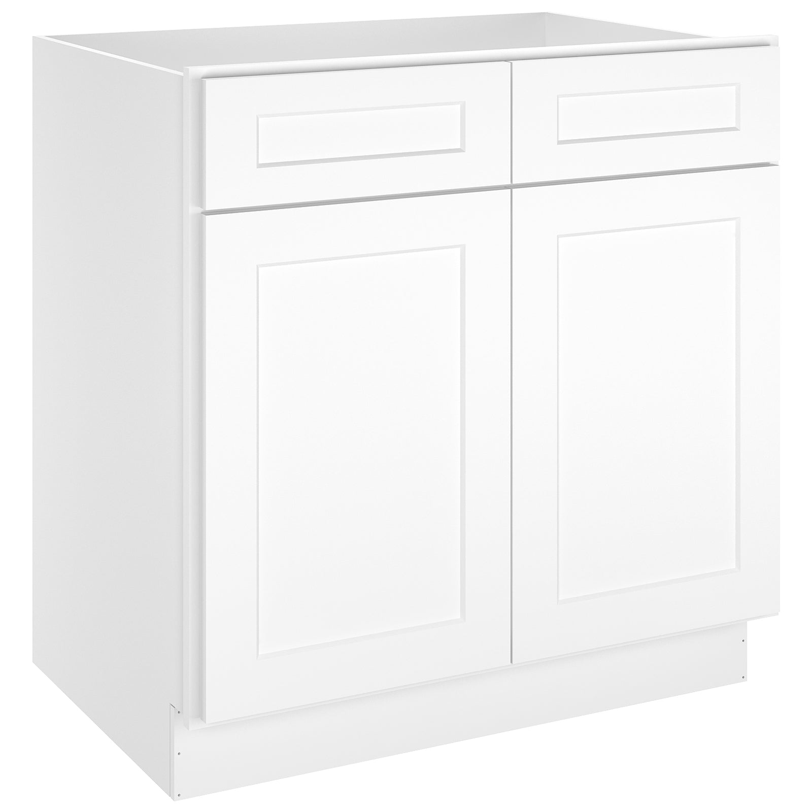 24"D*33"W*34.5"H Birch Solid Wood Sink Base Kitchen Cabinet SB33