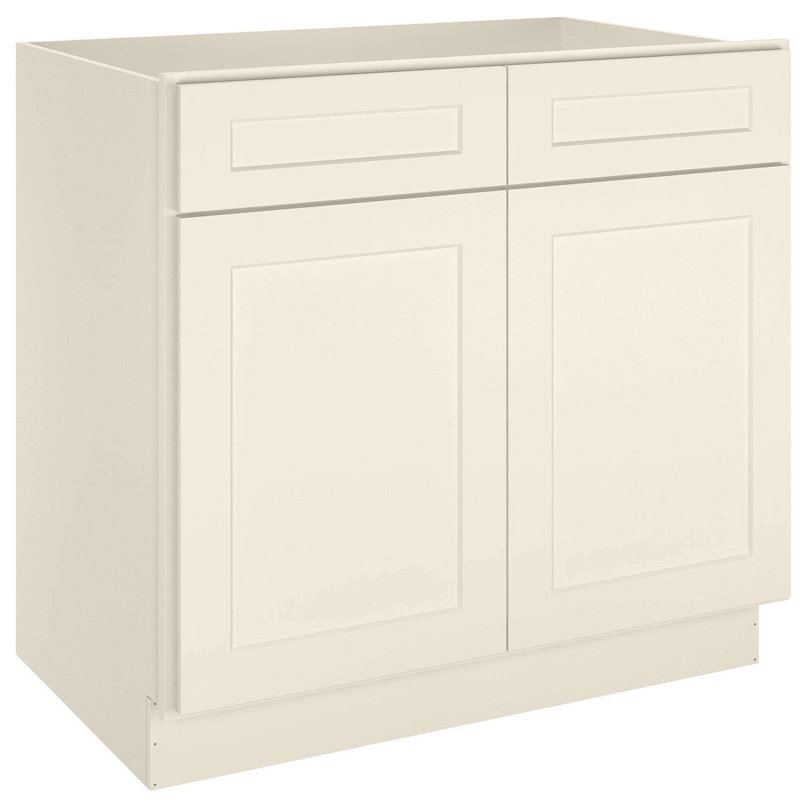 24"D*36"W*34.5"H Birch Solid Wood Sink Base Kitchen Cabinet SB36