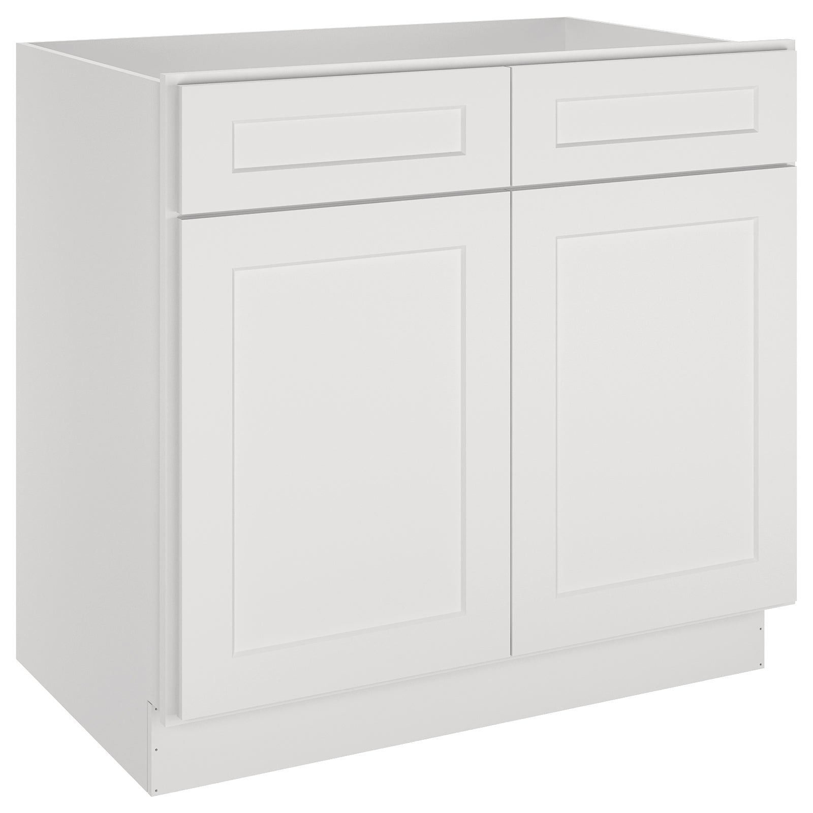 24"D*36"W*34.5"H Birch Solid Wood Sink Base Kitchen Cabinet SB36