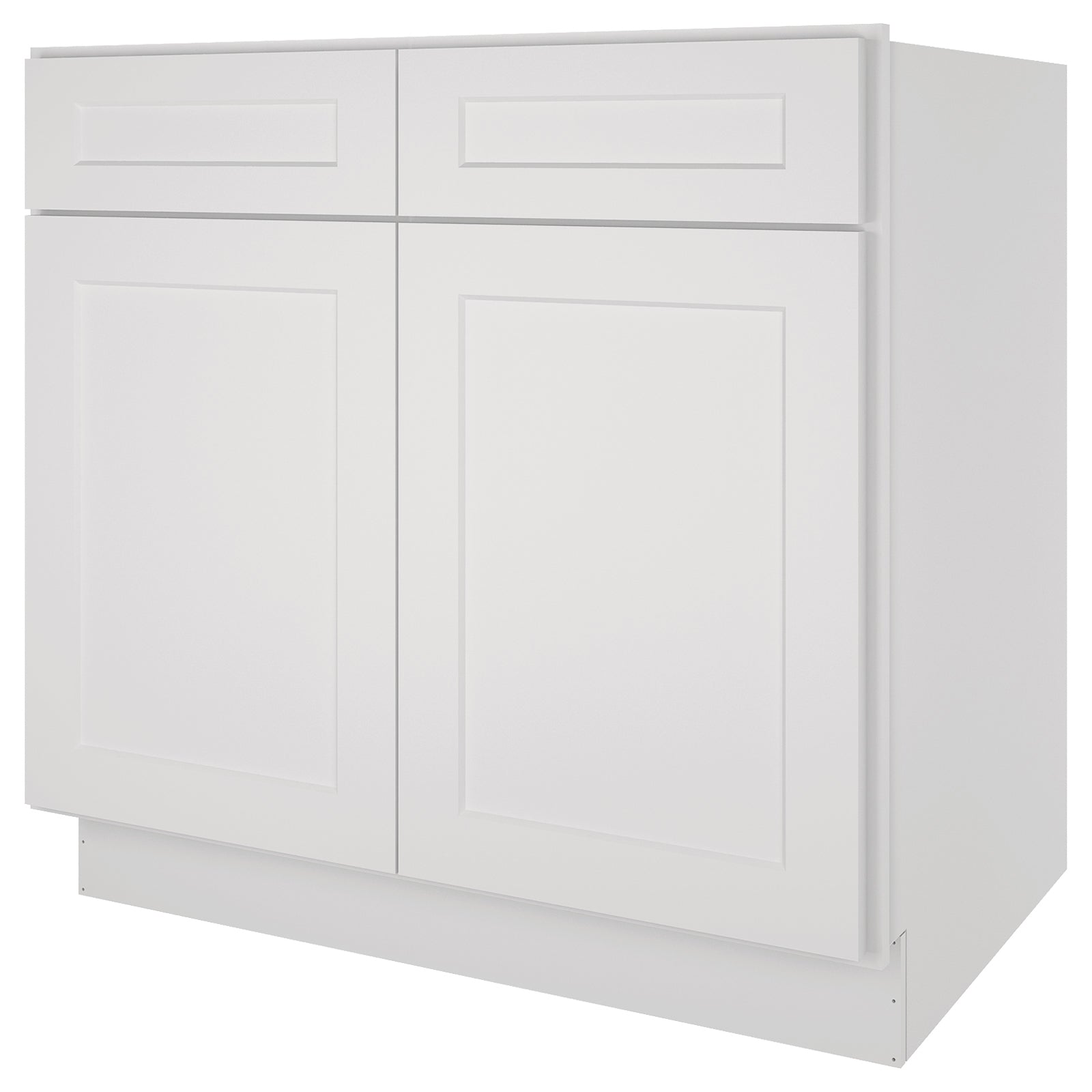 24"D*36"W*34.5"H Birch Solid Wood Sink Base Kitchen Cabinet SB36