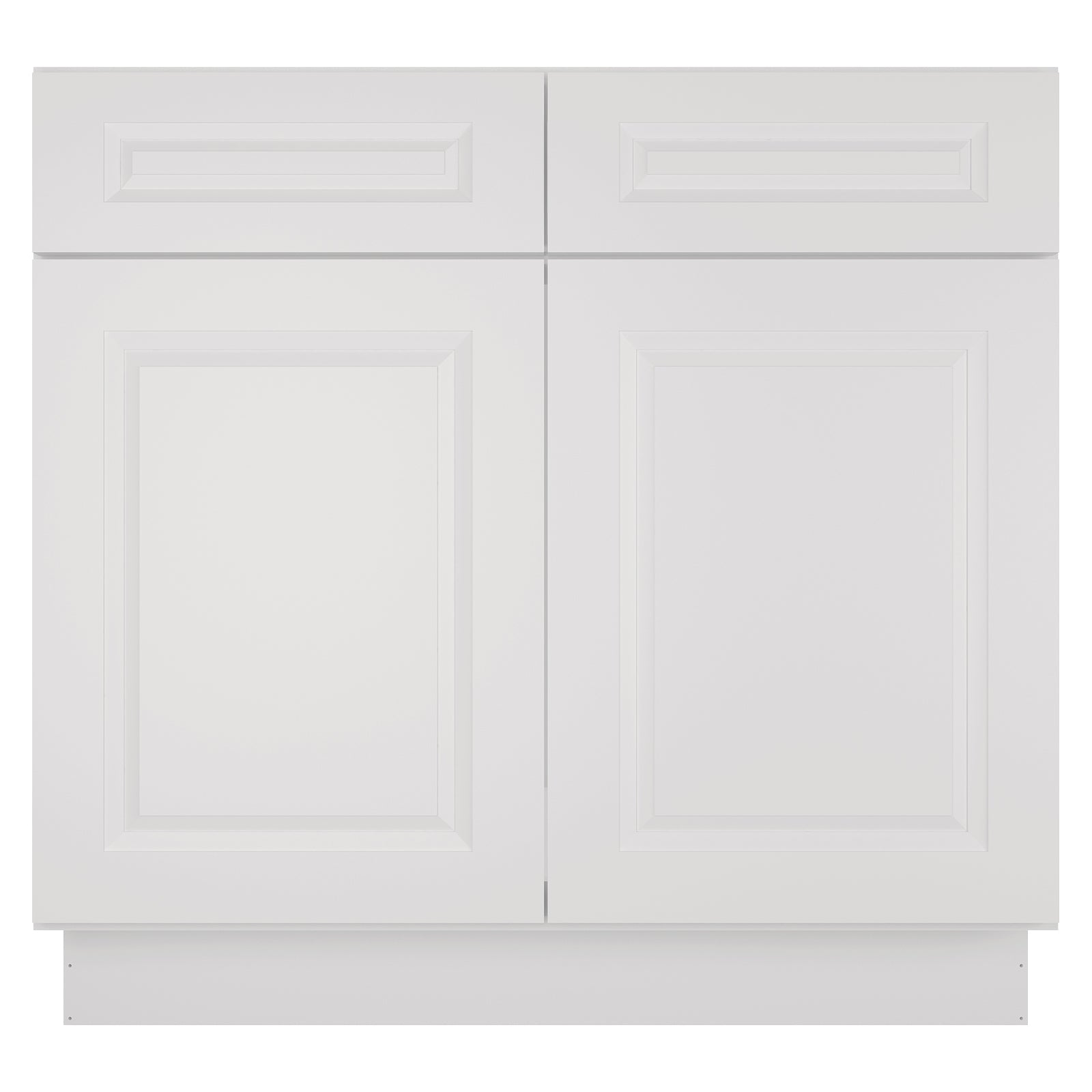 24"D*36"W*34.5"H Birch Solid Wood Sink Base Kitchen Cabinet SB36