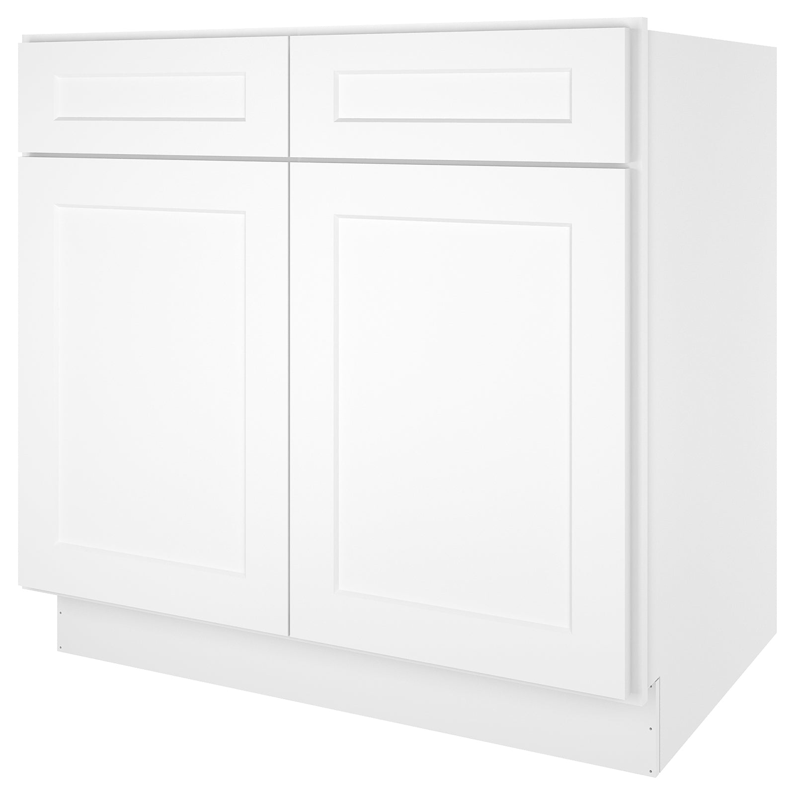 24"D*36"W*34.5"H Birch Solid Wood Sink Base Kitchen Cabinet SB36