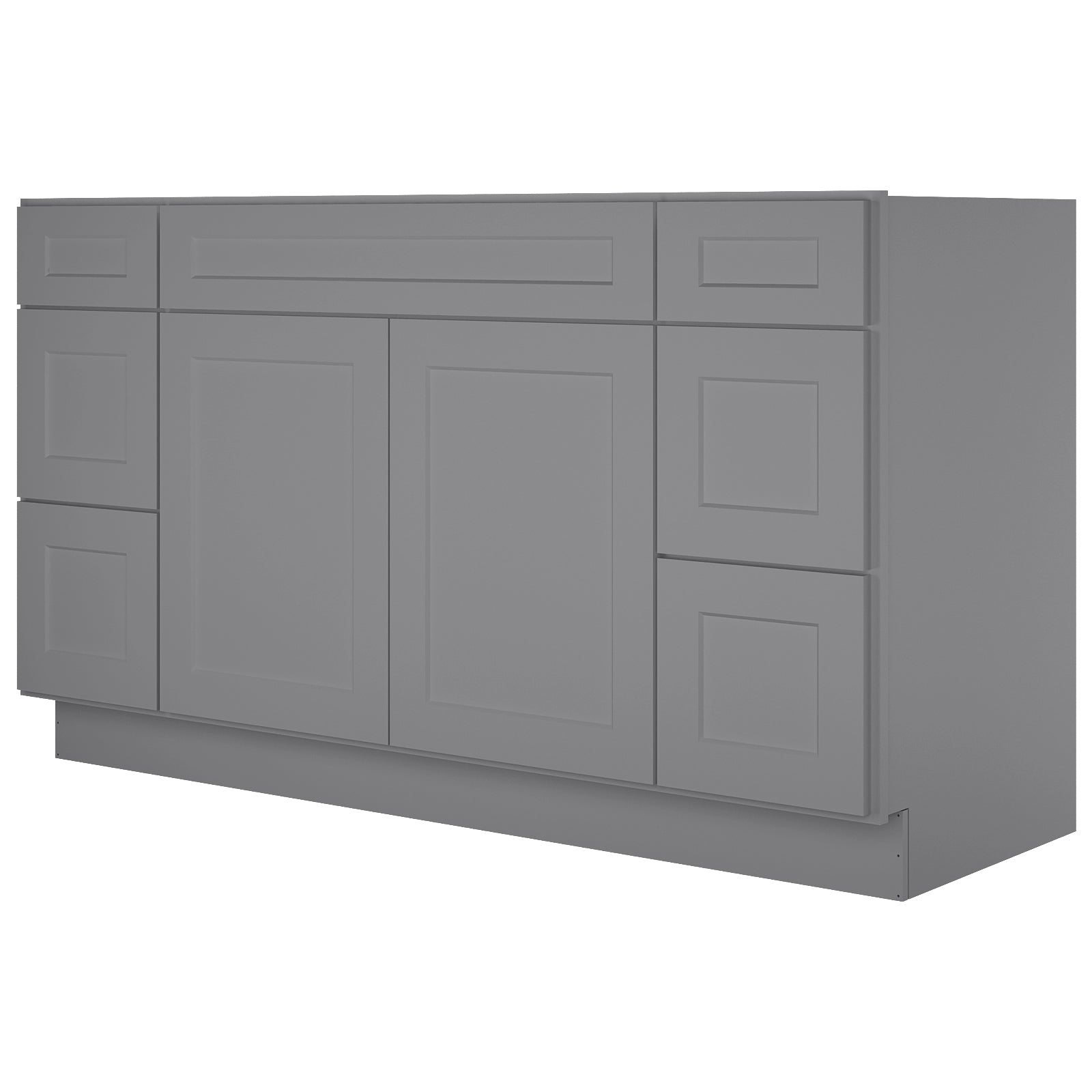 21"D Birch Solid Wood X48"W X 21"D X 34-1/2"H Bath Vanity Sink Drawer Cabinet without Top VDDB48