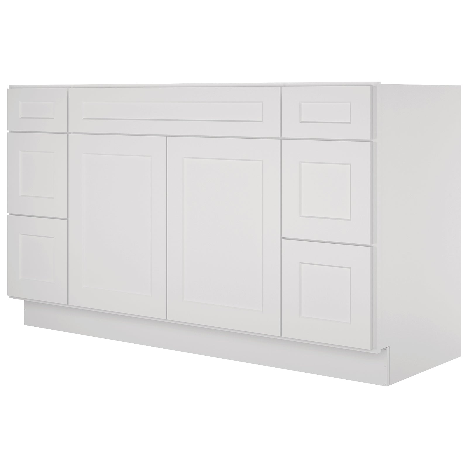 21"D Birch Solid Wood X48"W X 21"D X 34-1/2"H Bath Vanity Sink Drawer Cabinet without Top VDDB48