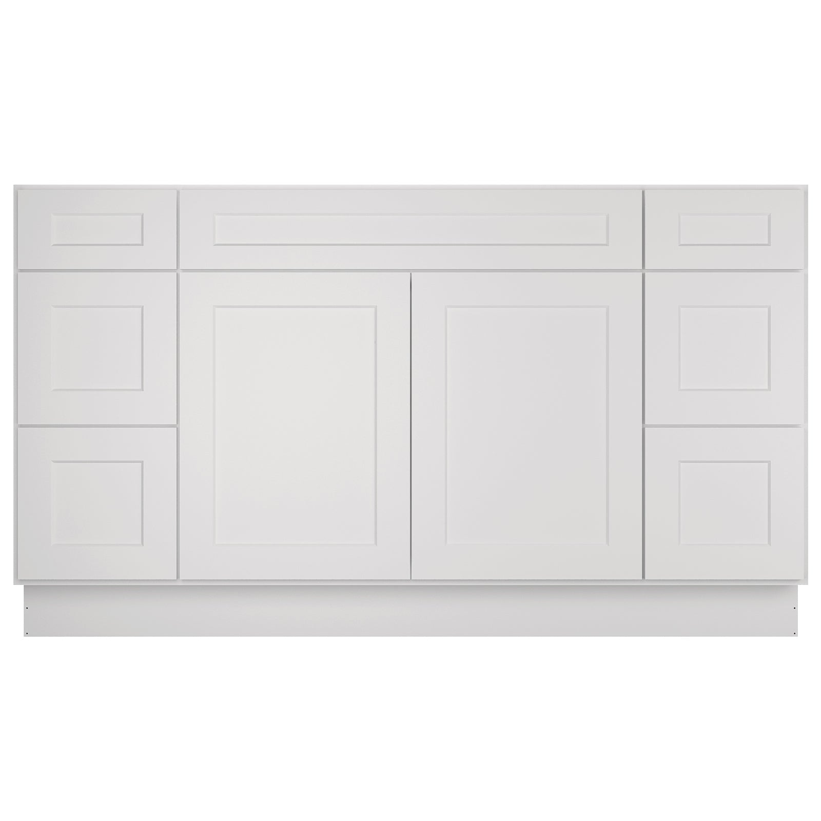 21"D Birch Solid Wood X48"W X 21"D X 34-1/2"H Bath Vanity Sink Drawer Cabinet without Top VDDB48