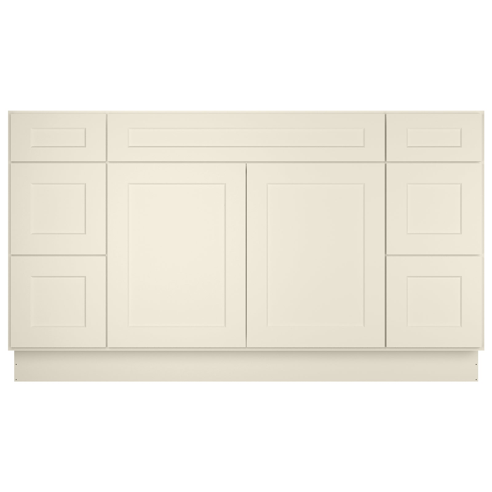 21"D Birch Solid Wood X48"W X 21"D X 34-1/2"H Bath Vanity Sink Drawer Cabinet without Top VDDB48