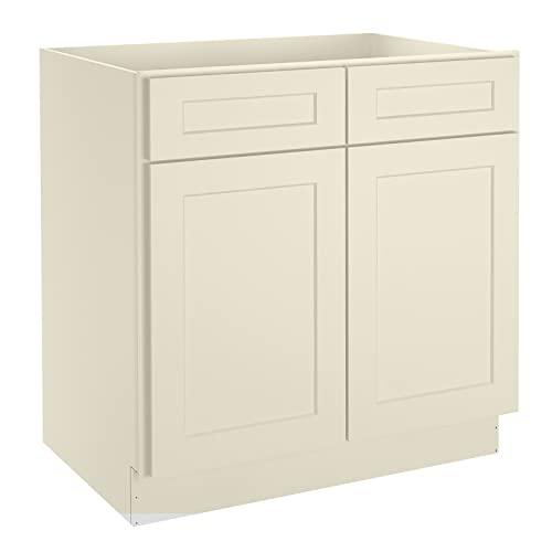 Storage Cabinets- Kitchen Base Cabinet with Drawers and 2 Soft Closing Doors, Wooden Base Cabinets for Furniture in Kitchens, Living Rooms, Bathrooms, Study Rooms and other Places 33"W X 24"D X 34"H Buylikepro
