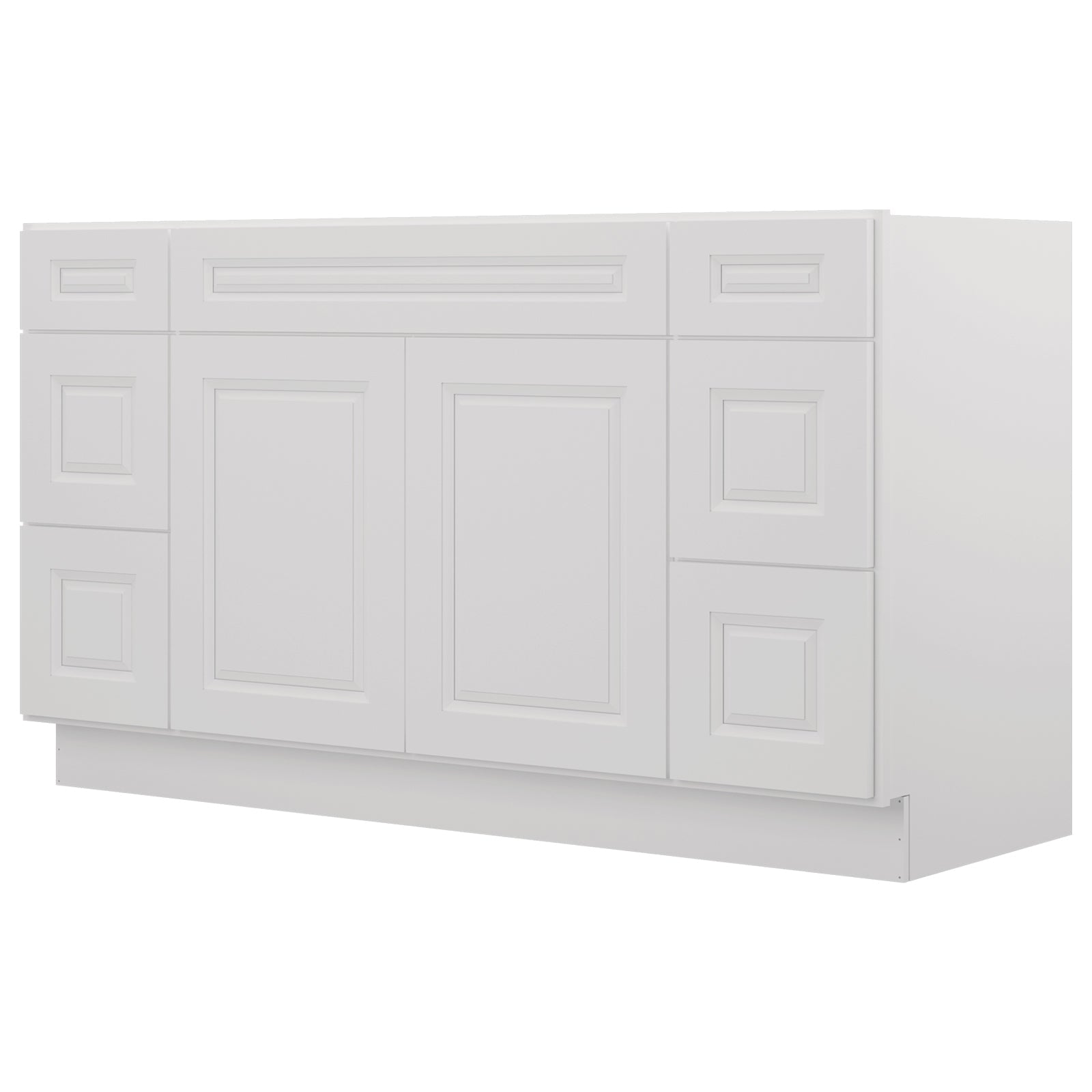 21"D Birch Solid Wood X48"W X 21"D X 34-1/2"H Bath Vanity Sink Drawer Cabinet without Top VDDB48