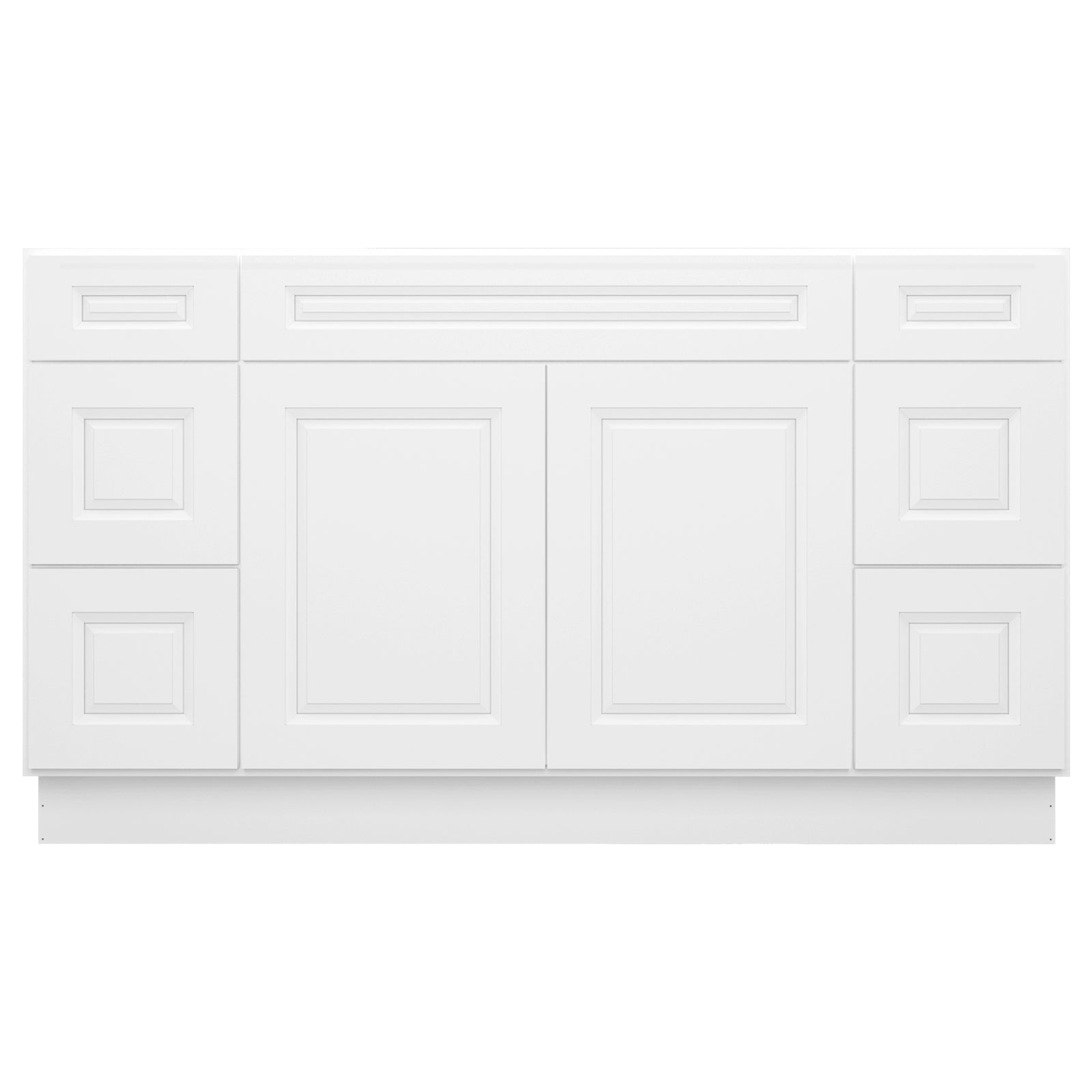 21"D Birch Solid Wood X48"W X 21"D X 34-1/2"H Bath Vanity Sink Drawer Cabinet without Top VDDB48