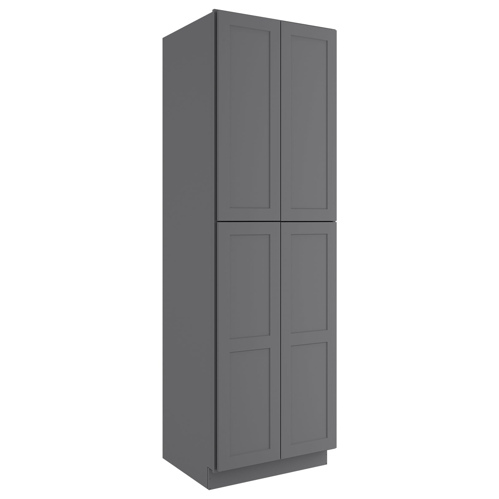 24"D*30"W*96"H Birch Solid Wood Pantry Tall Storage Cabinet U309624