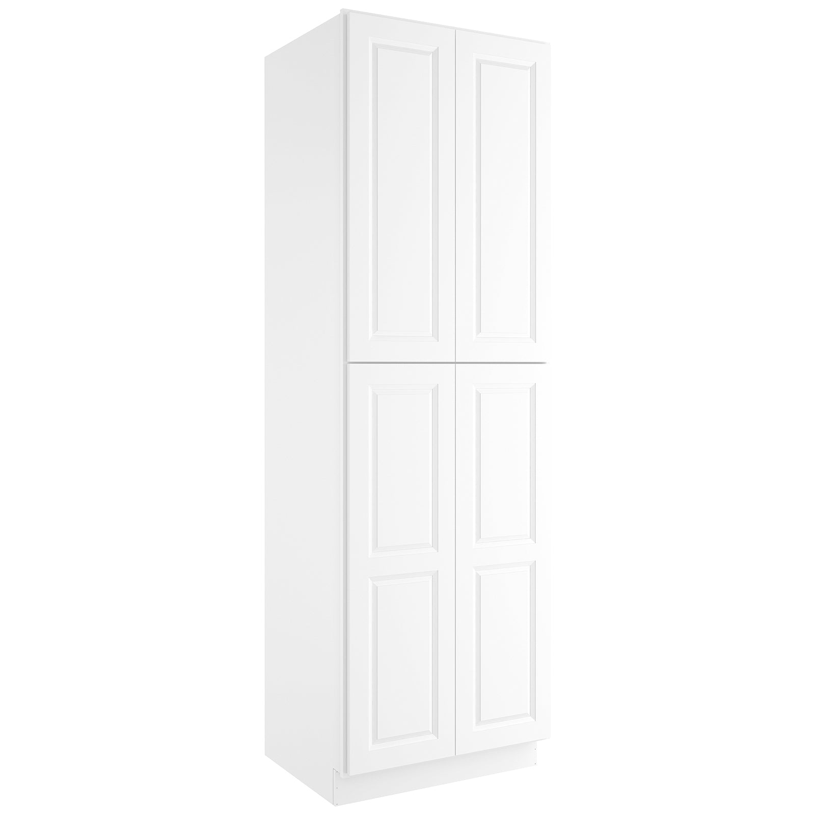 24"D*30"W*96"H Birch Solid Wood Pantry Tall Storage Cabinet U309624