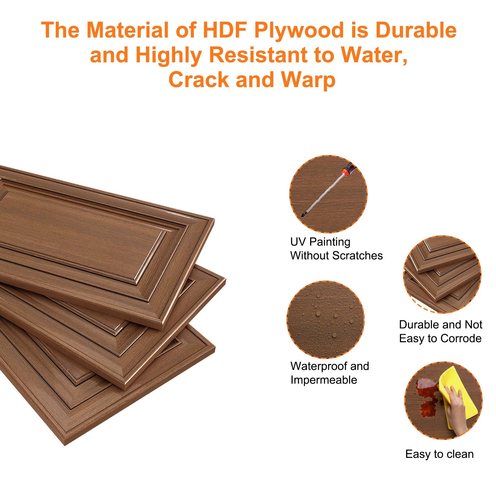 21"D Birch Solid Wood X 42"W X 34-1/2"H Bath Vanity Double Drawer Cabinet without Top VDDB42