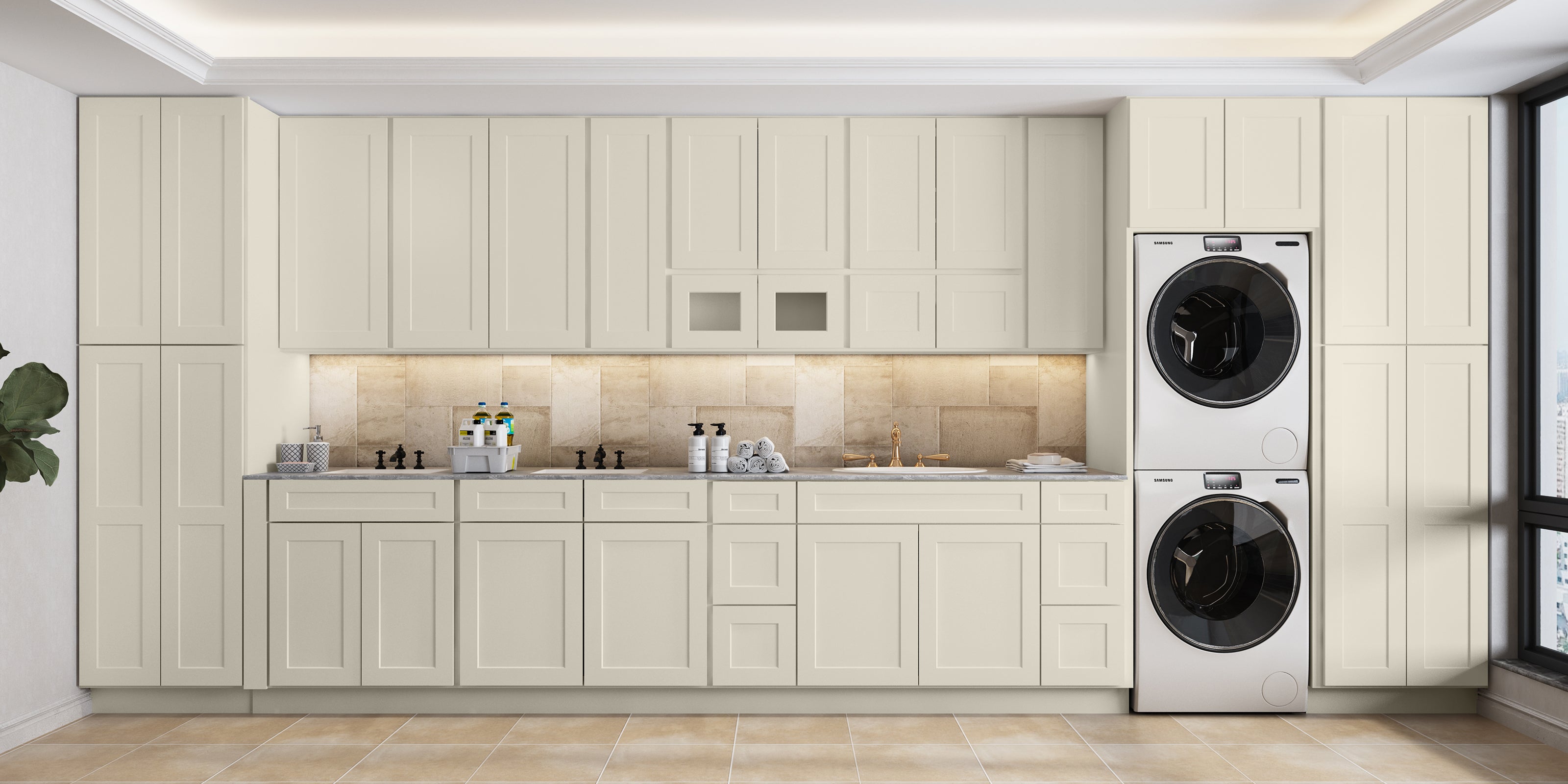 21"D X 24"W X 34-1/2"H Bath Vanity Cabinet without Top VS24