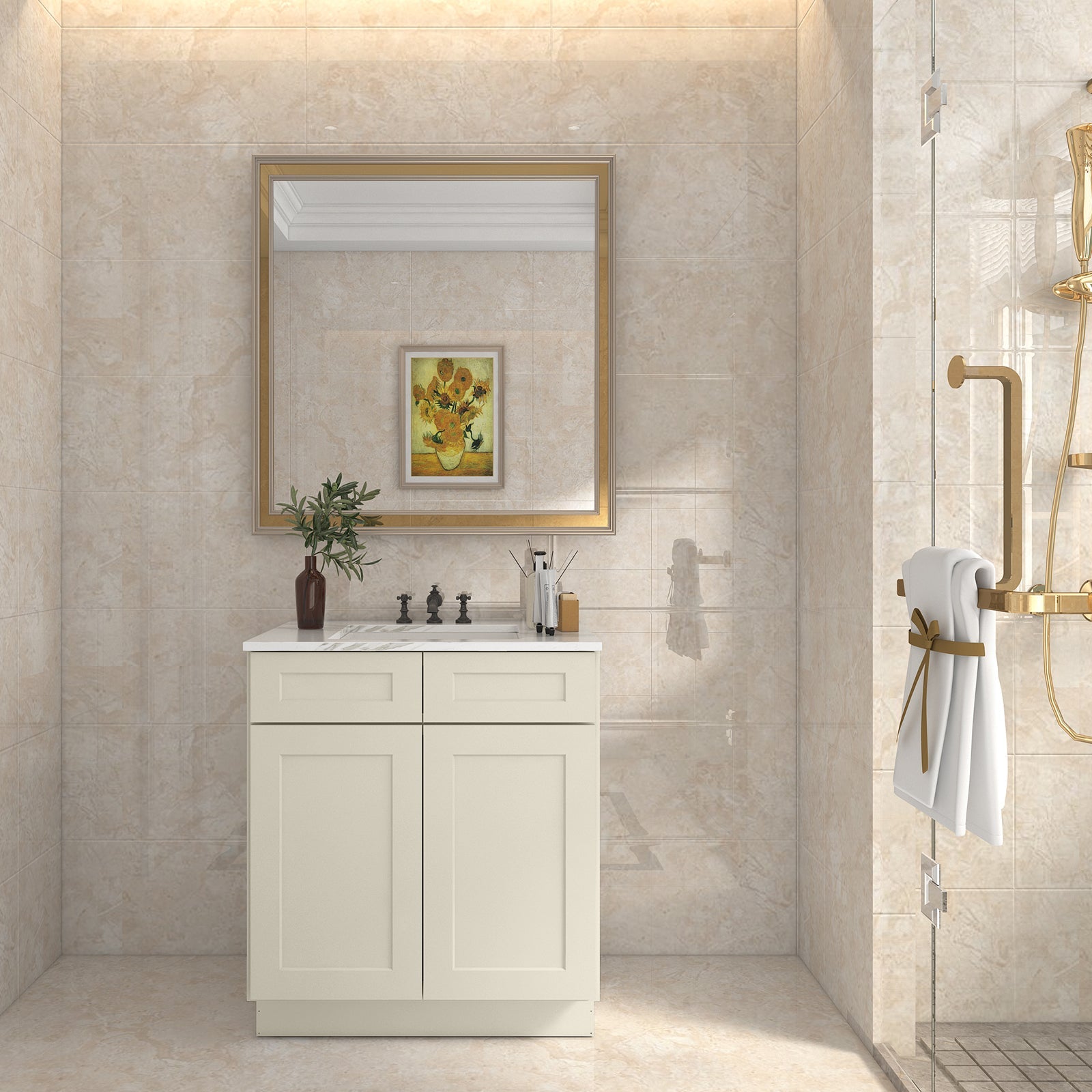 21"D X 36"W X 34-1/2"H Bath Vanity Cabinet without Top VS36