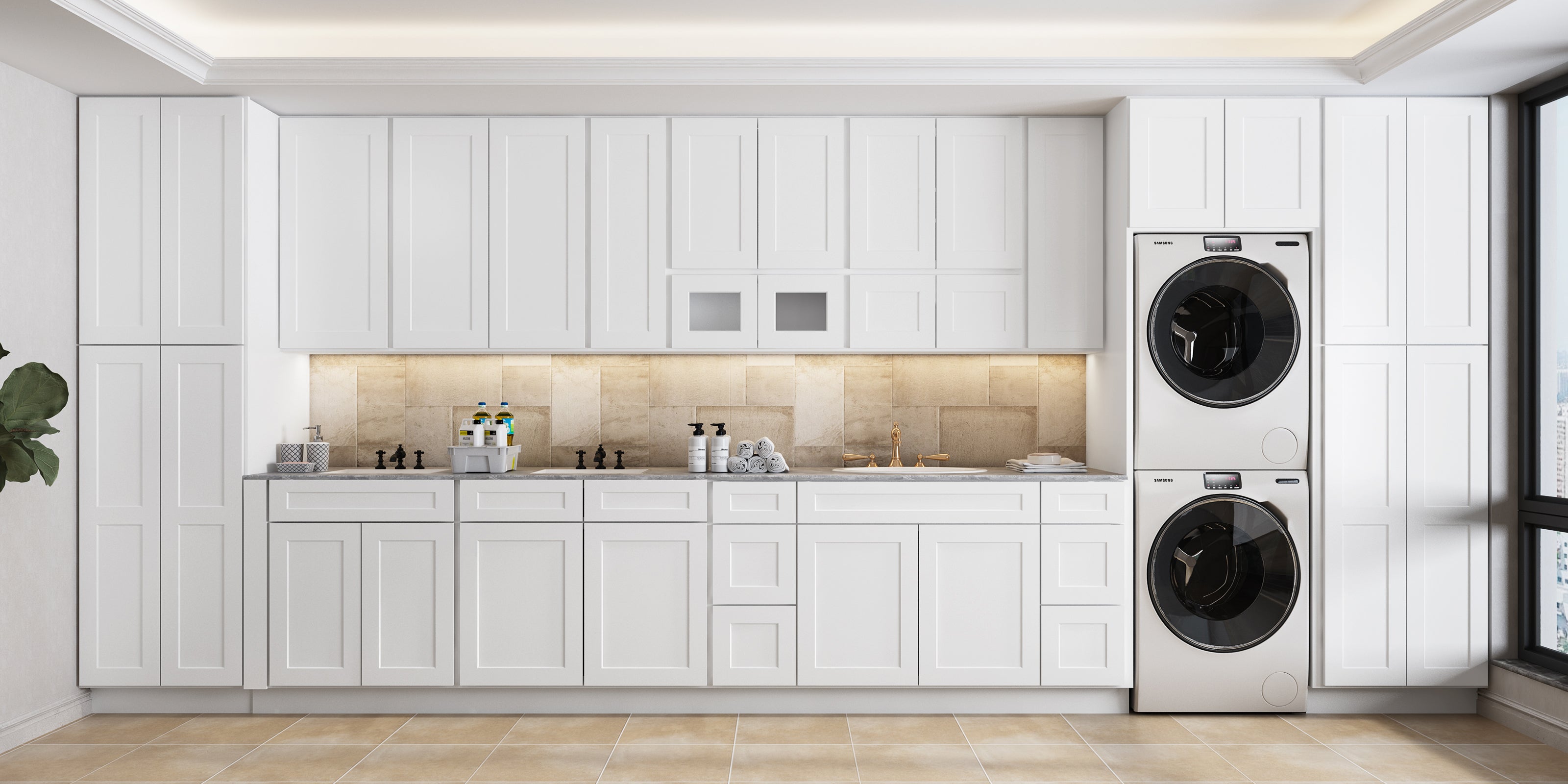 21"D X 36"W X 34-1/2"H Bath Vanity Cabinet without Top VS36