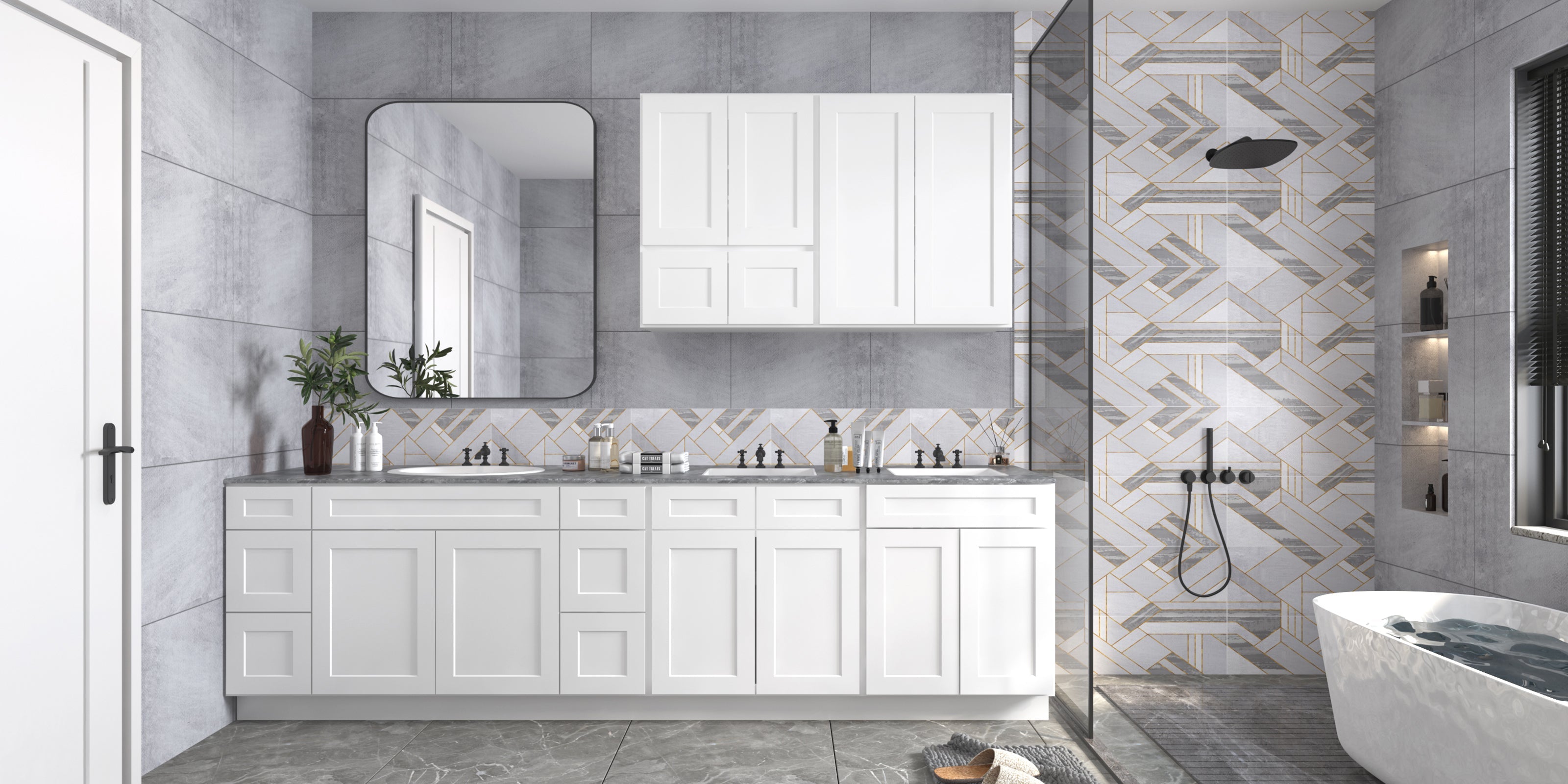 21"D X 36"W X 34-1/2"H Bath Vanity Cabinet without Top VS36