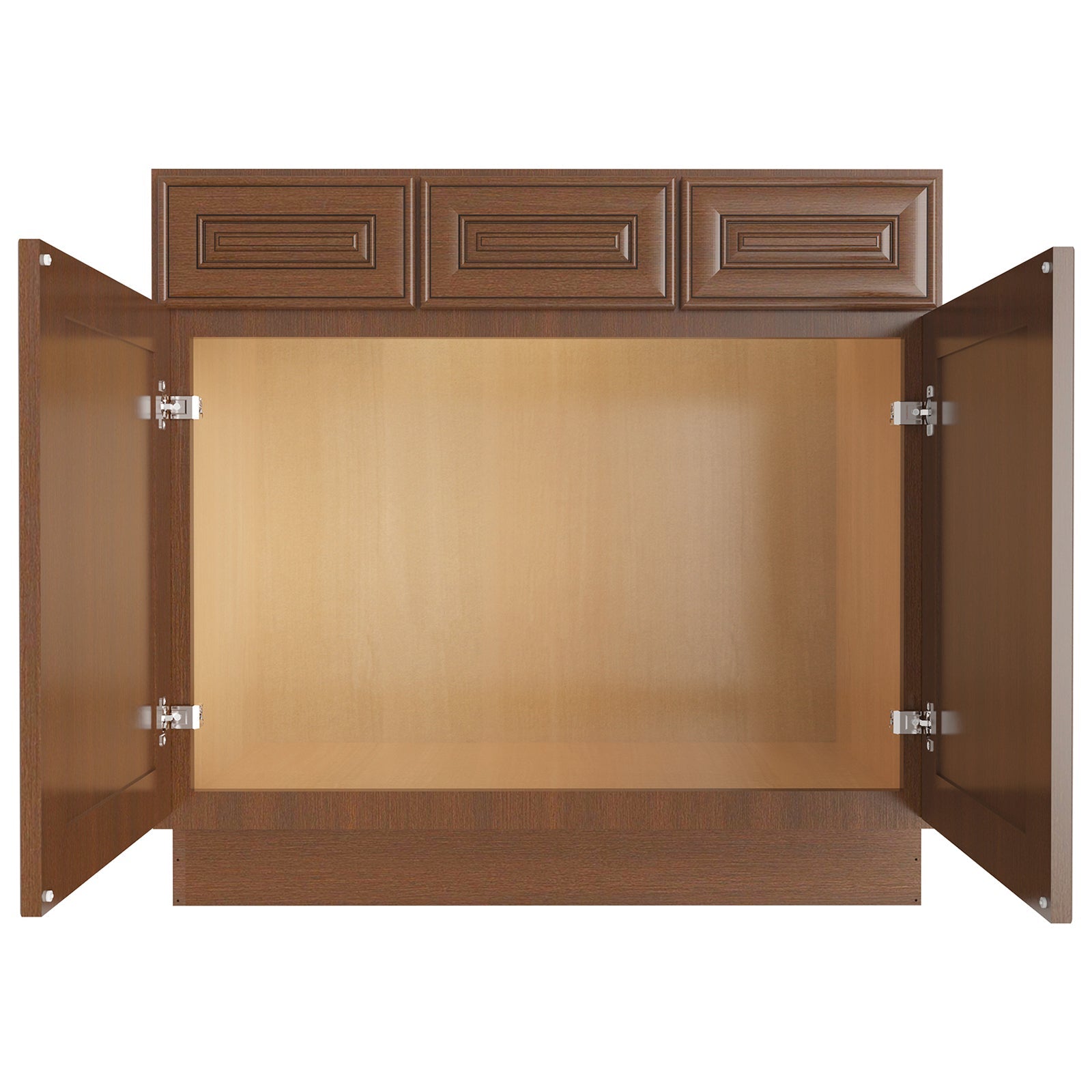 21"D Birch Solid Wood X 36"W X 34-1/2"H Vanity Sink Drawer Cabinet Wthout Top  VSD36