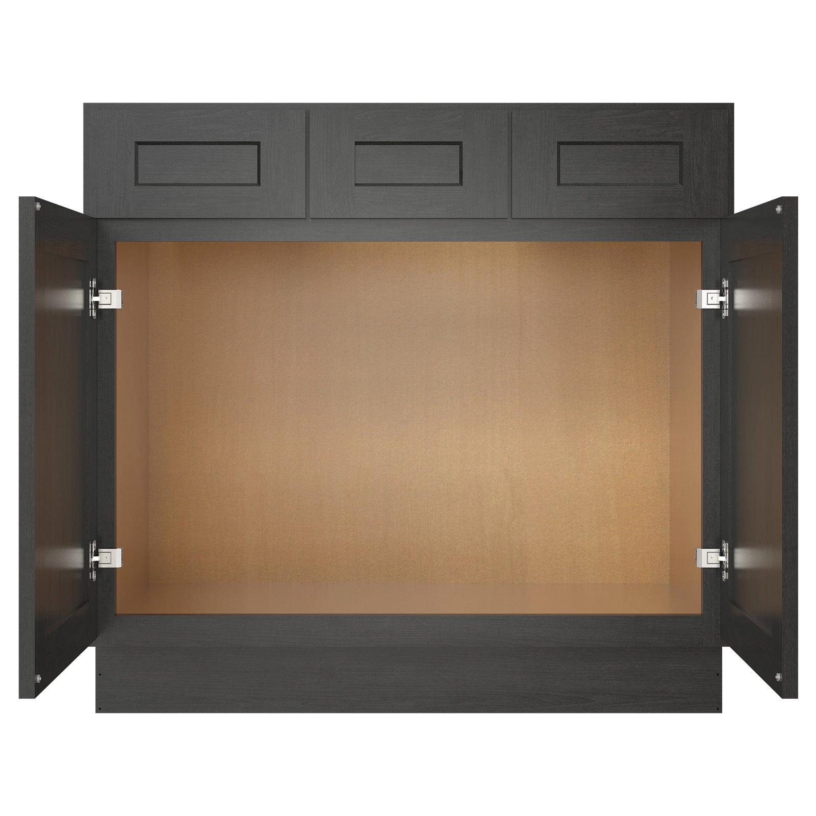 21"D Birch Solid Wood X 36"W X 34-1/2"H Vanity Sink Drawer Cabinet Wthout Top  VSD36