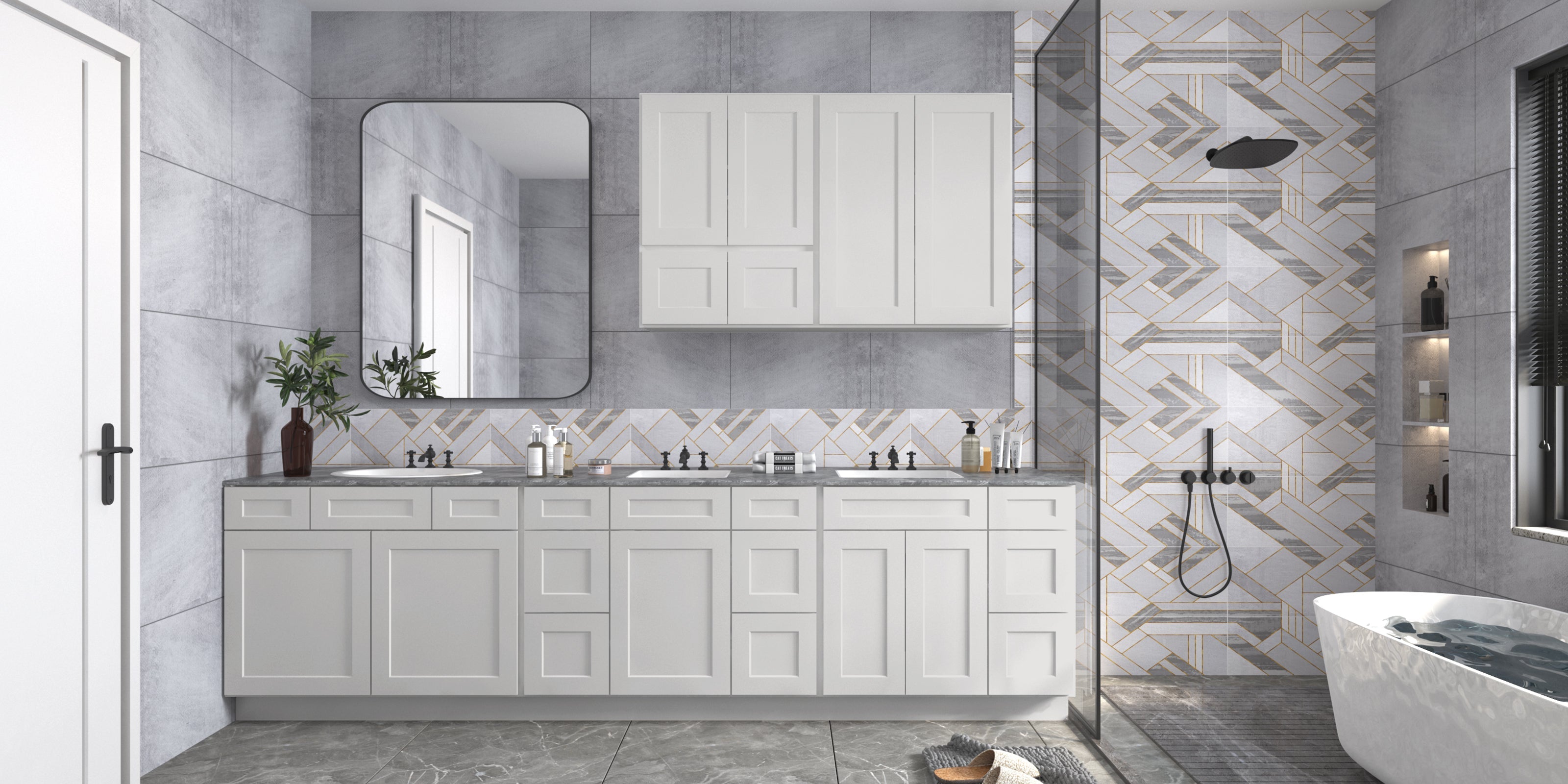 21"D Birch Solid Wood X 36"W X 34-1/2"H Vanity Sink Drawer Cabinet Wthout Top  VSD36