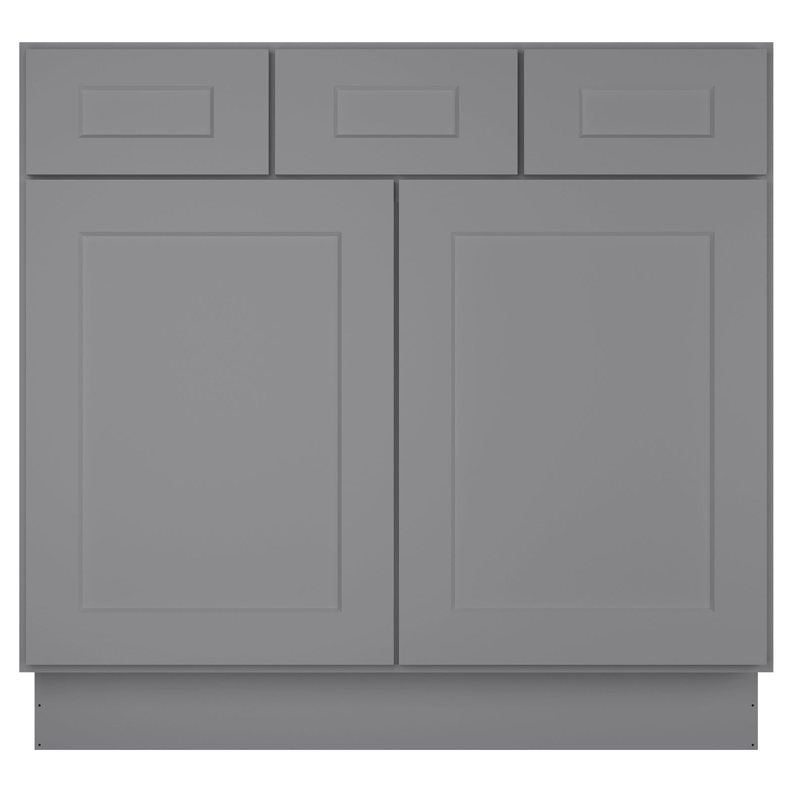 21"D Birch Solid Wood X 36"W X 34-1/2"H Vanity Sink Drawer Cabinet Wthout Top  VSD36