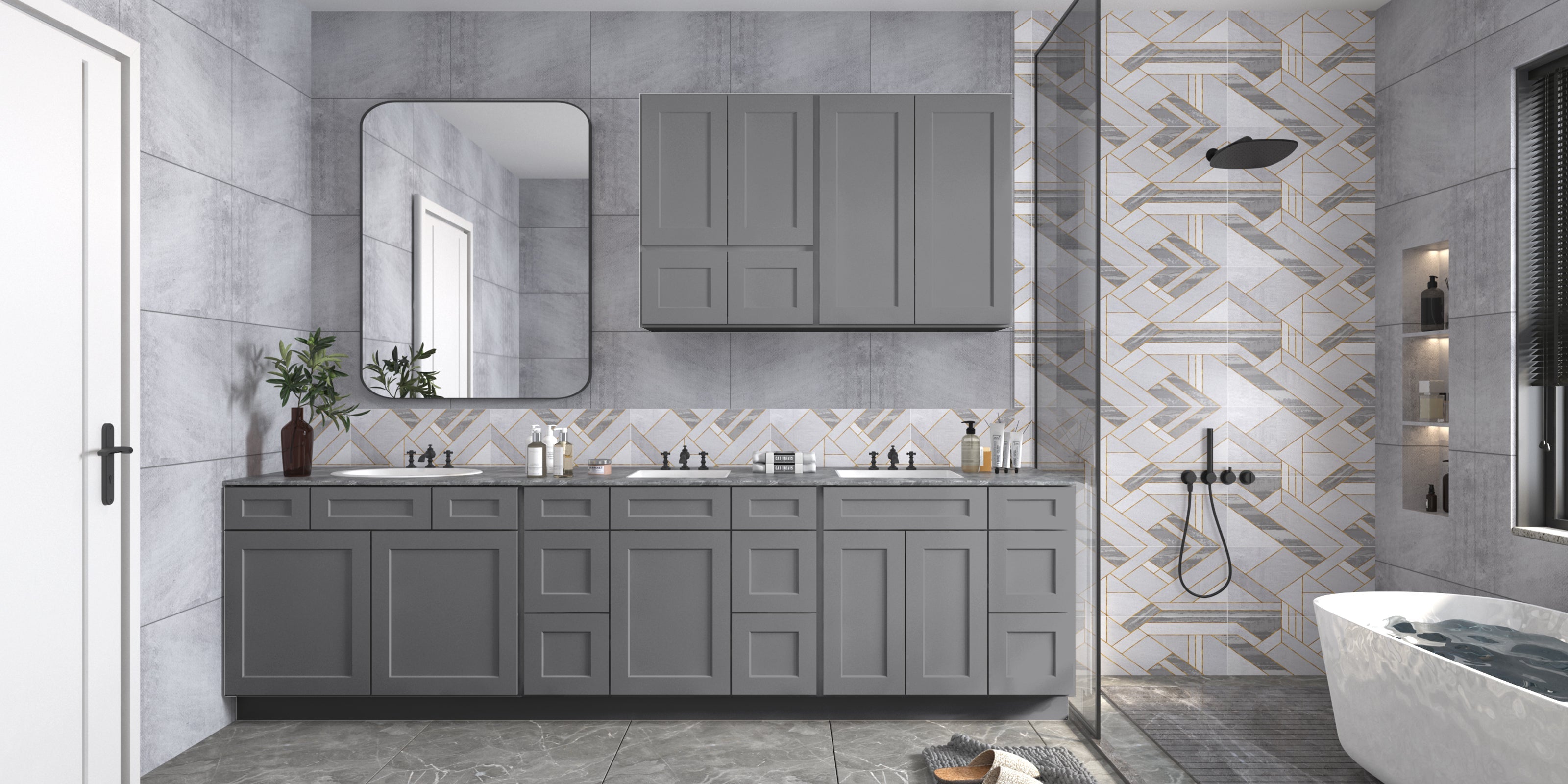 21"D Birch Solid Wood X 36"W X 34-1/2"H Vanity Sink Drawer Cabinet Wthout Top  VSD36