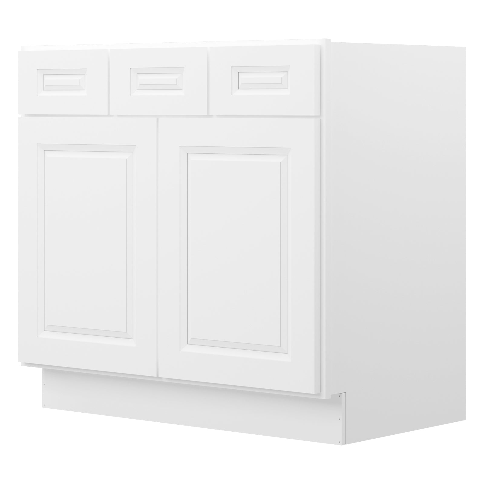 21"D Birch Solid Wood X 36"W X 34-1/2"H Vanity Sink Drawer Cabinet Wthout Top  VSD36