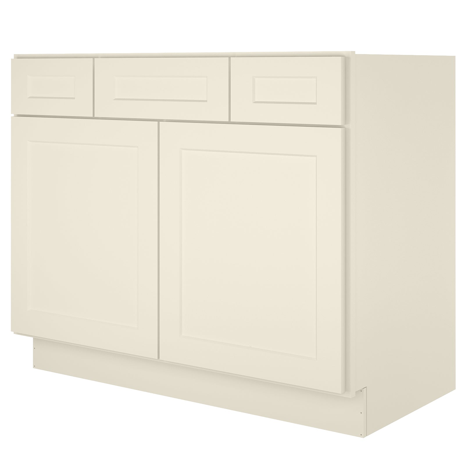 42"W Birch Solid Wood X 21"D X 34-1/2"H Vanity Sink Drawer Cabinet Wthout Top VSD42