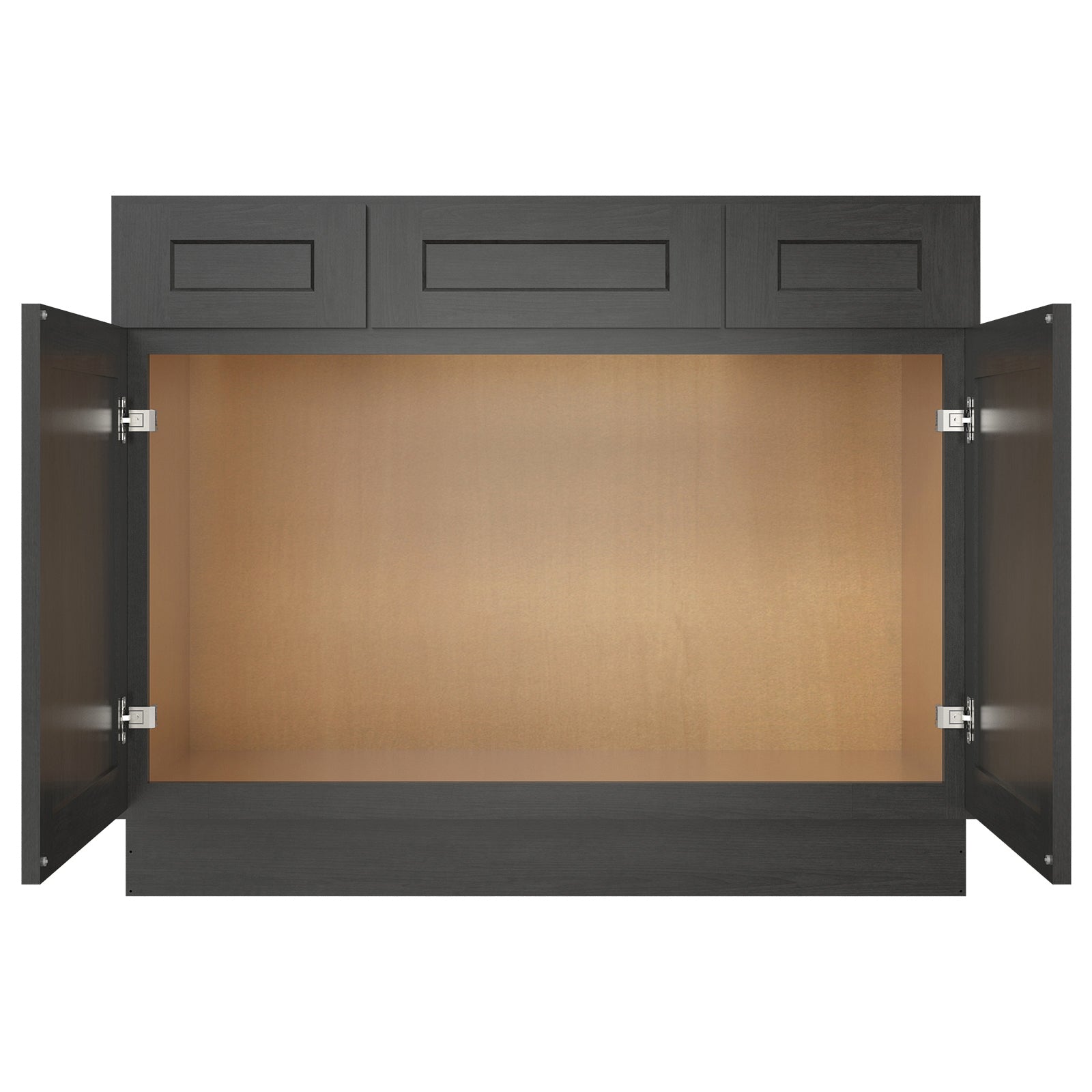 42"W Birch Solid Wood X 21"D X 34-1/2"H Vanity Sink Drawer Cabinet Wthout Top VSD42