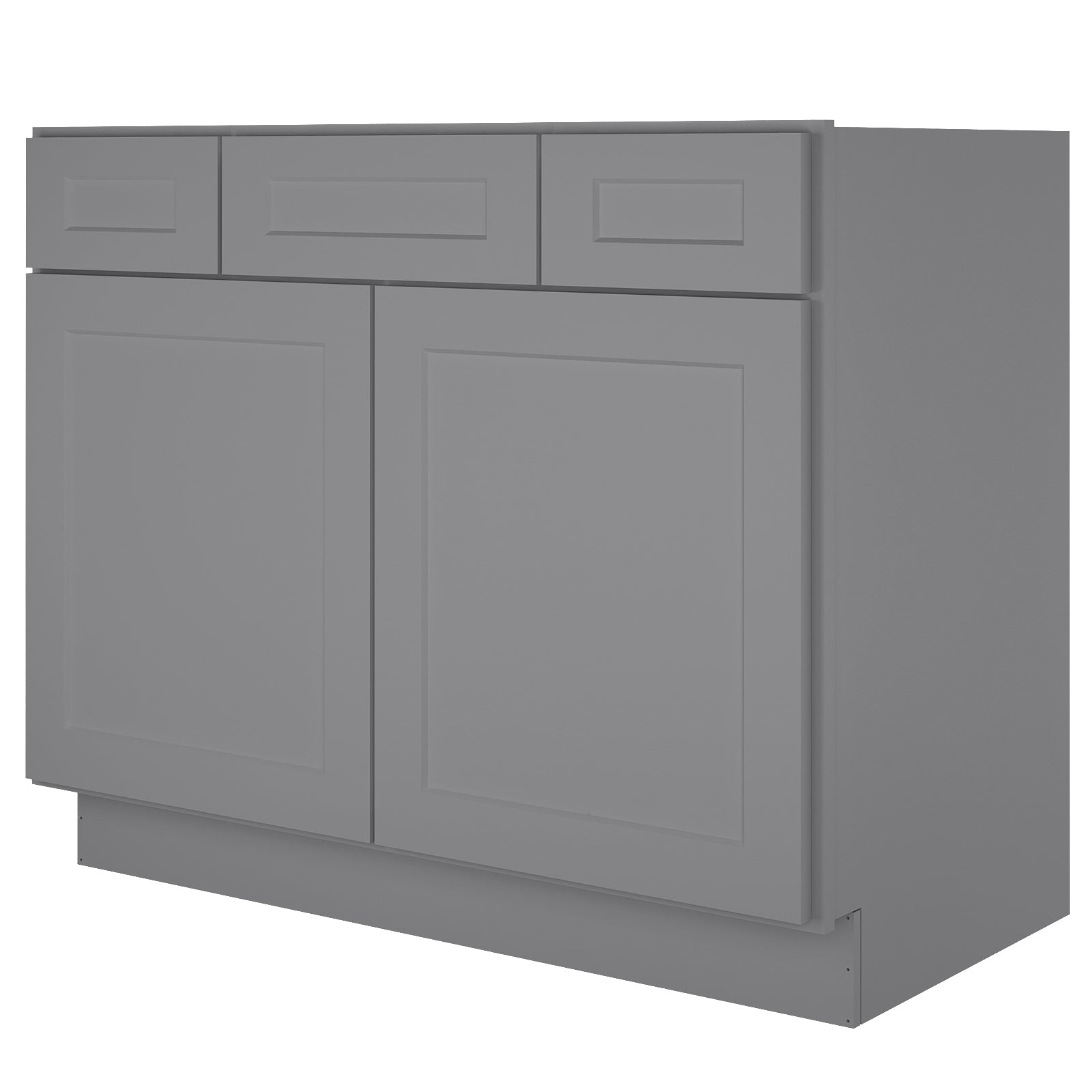 42"W Birch Solid Wood X 21"D X 34-1/2"H Vanity Sink Drawer Cabinet Wthout Top VSD42