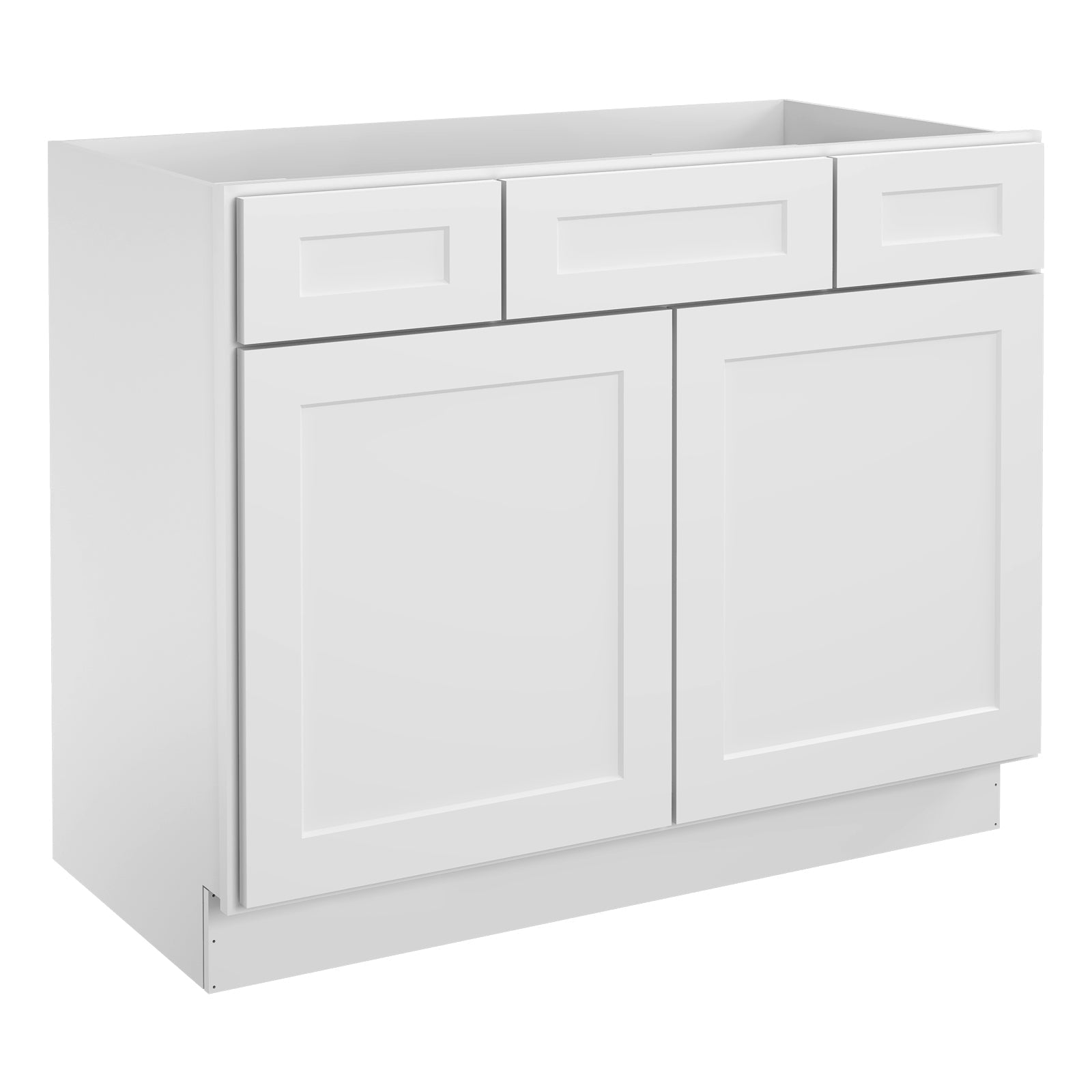 42"W Birch Solid Wood X 21"D X 34-1/2"H Vanity Sink Drawer Cabinet Wthout Top VSD42