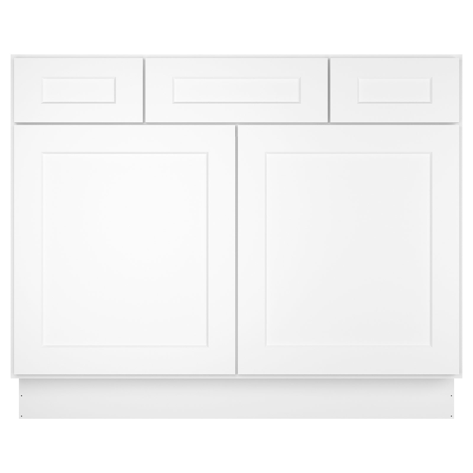 42"W Birch Solid Wood X 21"D X 34-1/2"H Vanity Sink Drawer Cabinet Wthout Top VSD42