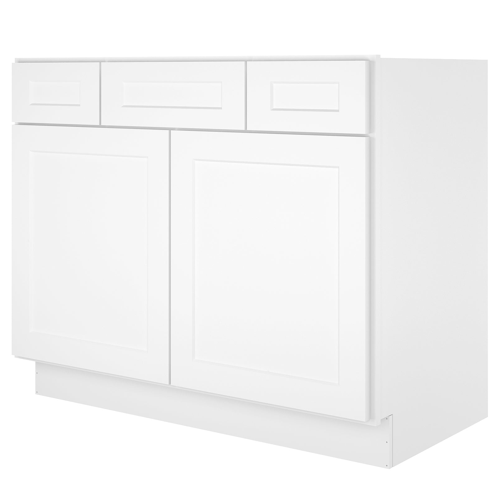 42"W Birch Solid Wood X 21"D X 34-1/2"H Vanity Sink Drawer Cabinet Wthout Top VSD42