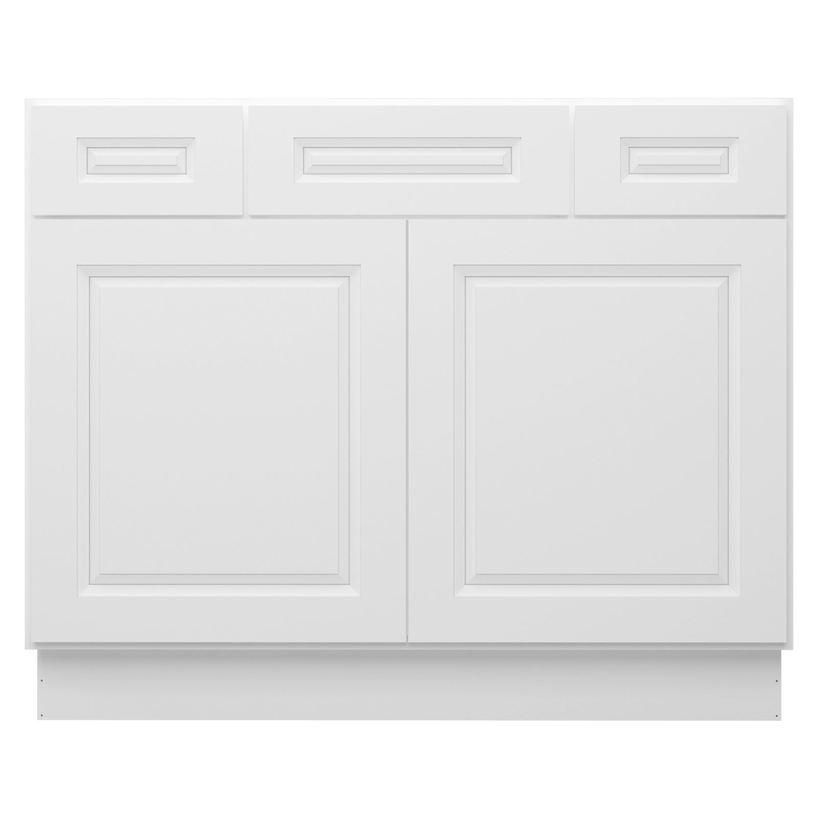 42"W Birch Solid Wood X 21"D X 34-1/2"H Vanity Sink Drawer Cabinet Wthout Top VSD42