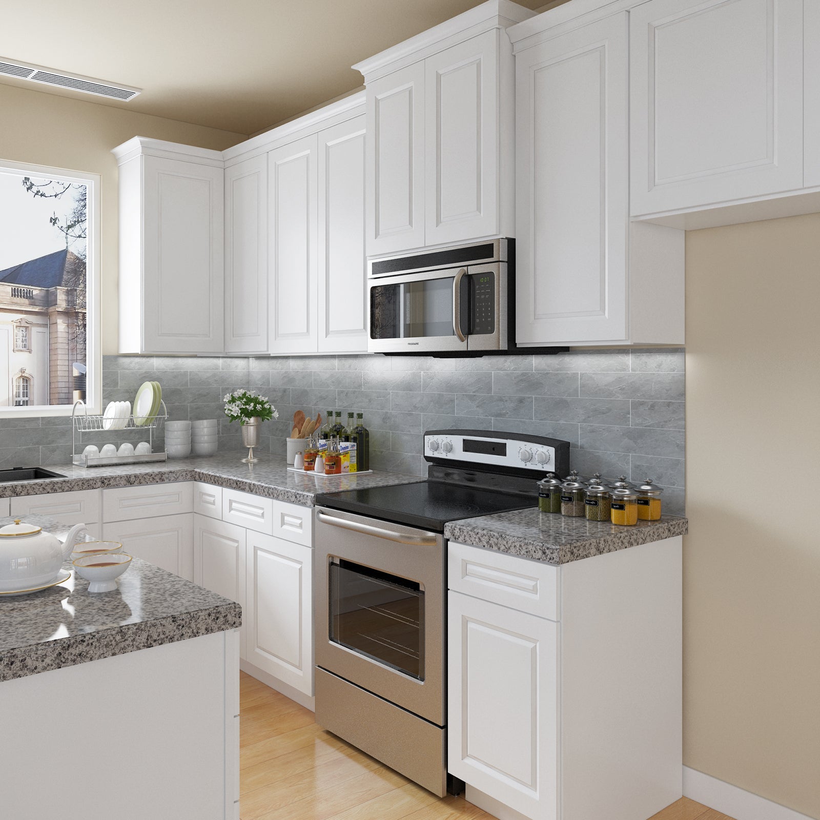 42"W Birch Solid Wood X 21"D X 34-1/2"H Vanity Sink Drawer Cabinet Wthout Top VSD42