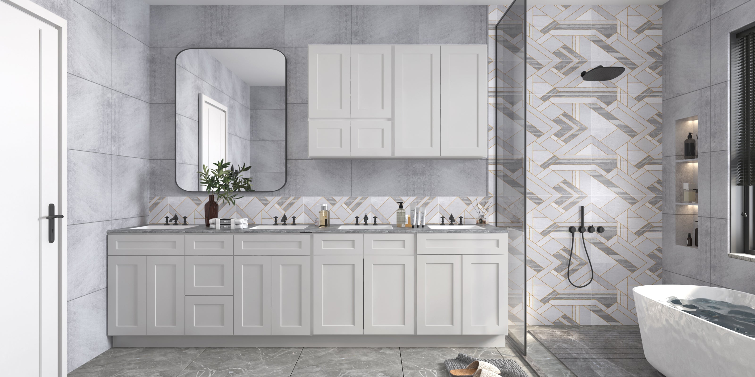 21"D Birch Solid Wood X 60"W X 34-1/2"H Vanity Sink Drawer Cabinet Wthout Top VSDB60