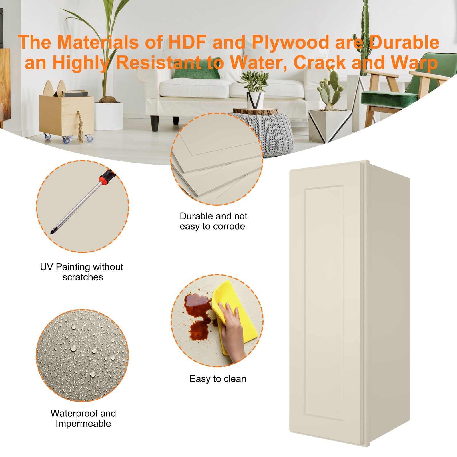 12"D*15"W*30"H Birch Solid Wood Medicine Cabinet Wall Mounted W1530