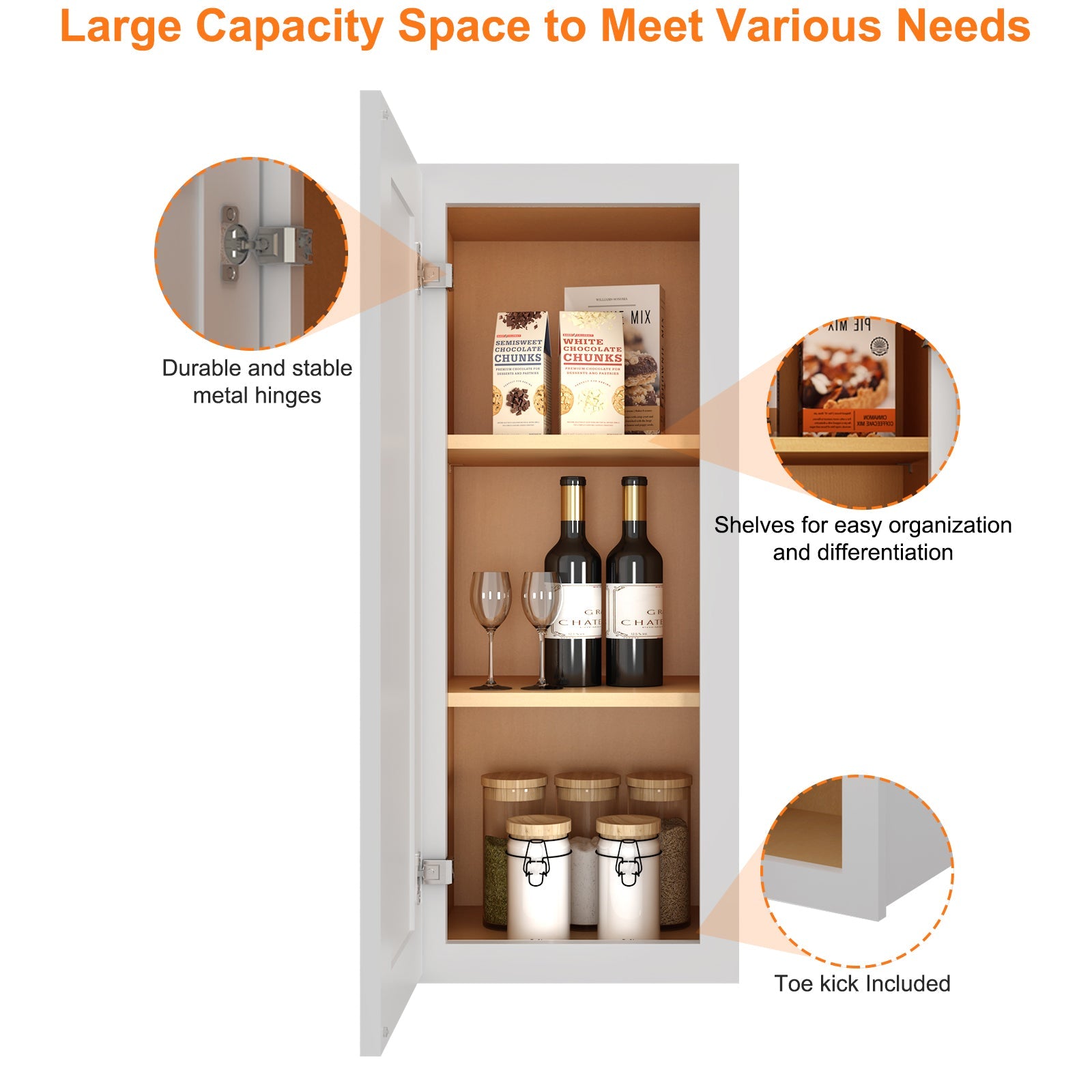 12"D*15"W*30"H Birch Solid Wood Medicine Cabinet Wall Mounted W1530