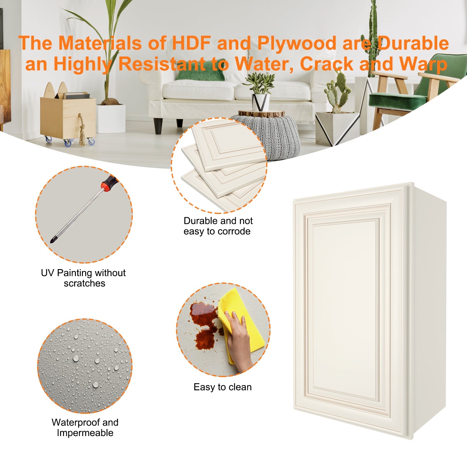 12"D*18"W*30"H Birch Solid Wood Medicine Cabinet Wall Mounted W1830