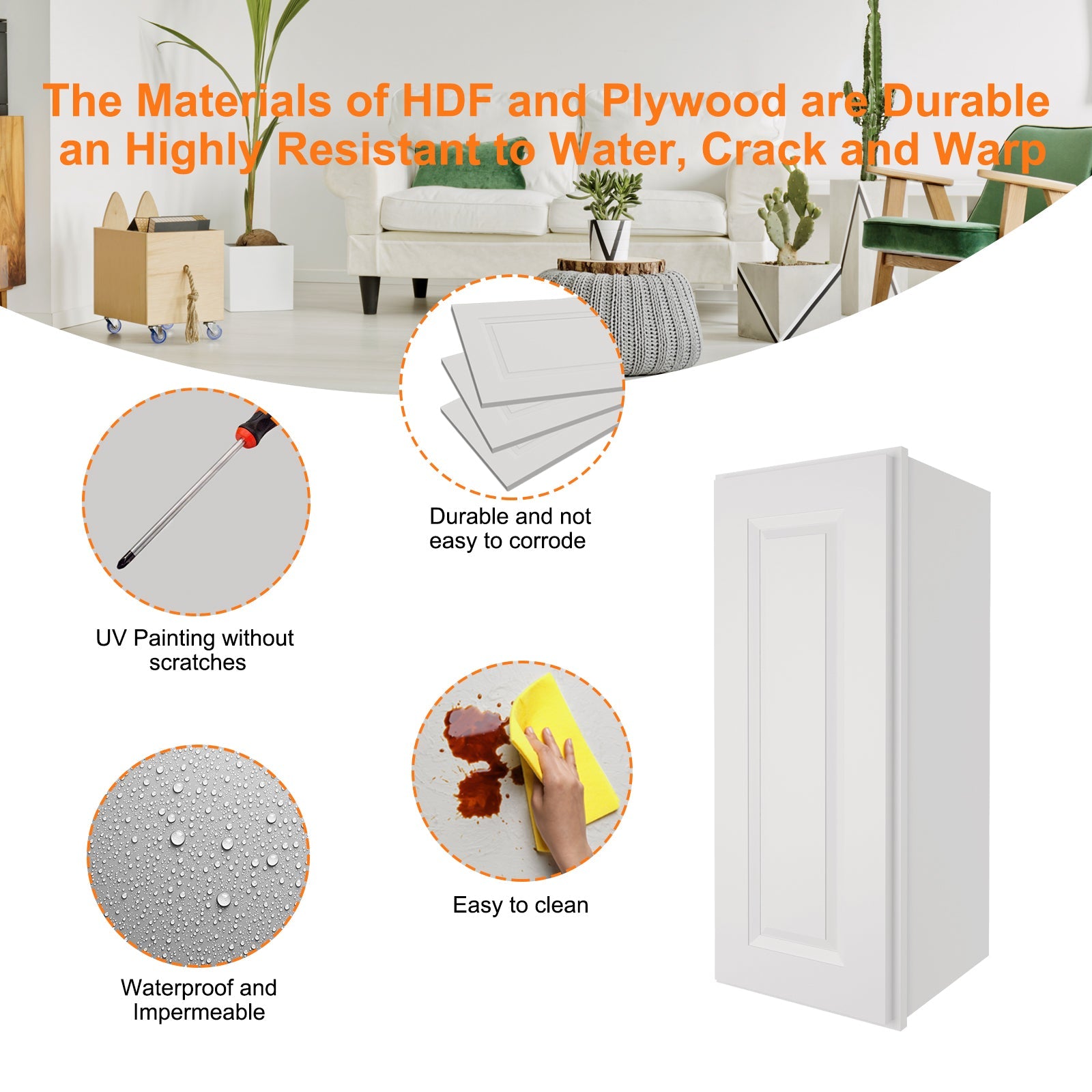 12"D*18"W*36"H Birch Solid Wood Medicine Cabinet Wall Mounted W1836