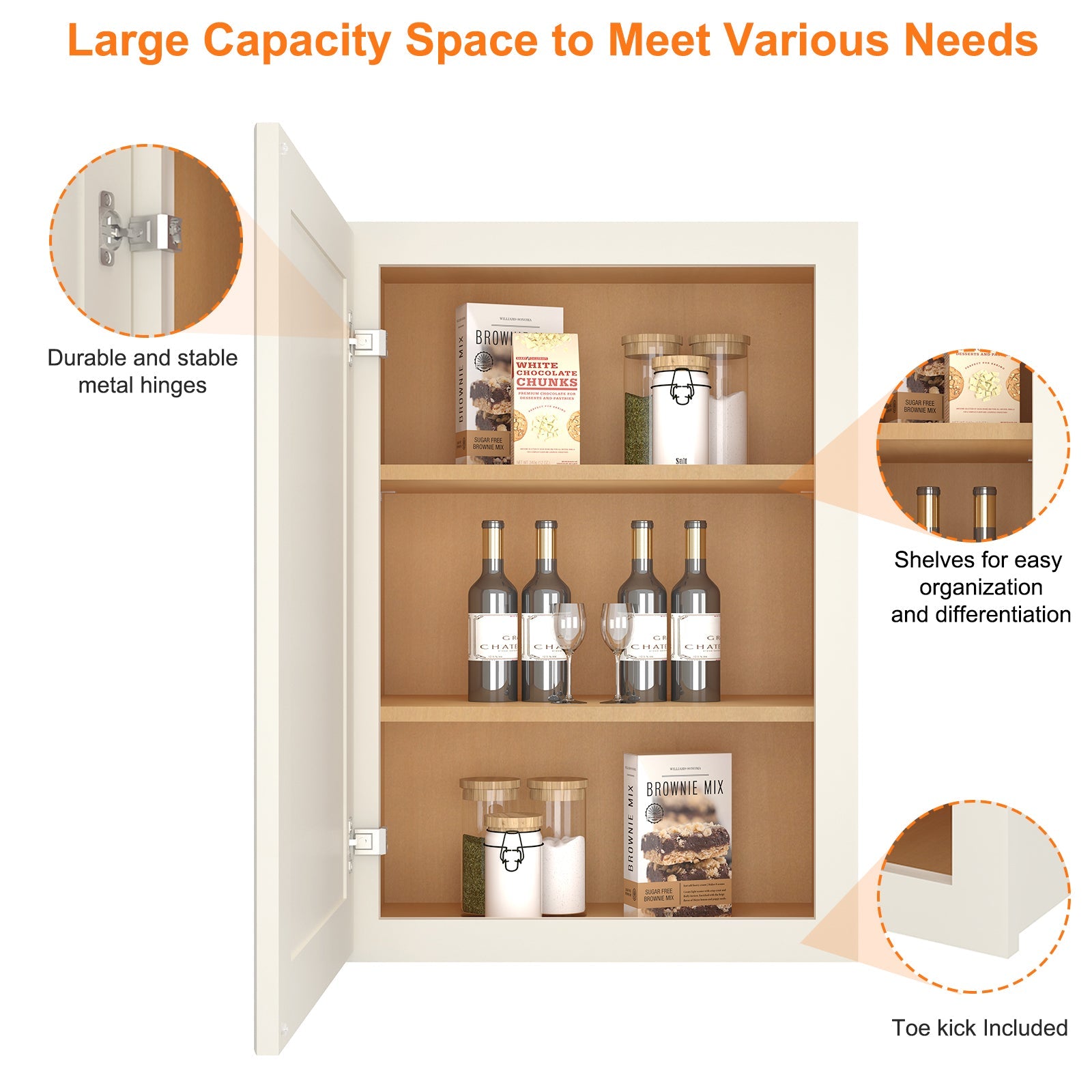 12"D*21"W*30"H Birch Solid Wood Medicine Cabinet Wall Mounted W2130